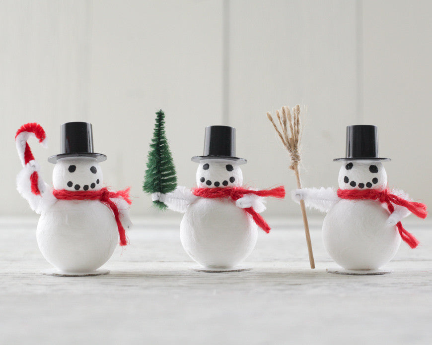 Tutorial: Cute Snowman Decorations