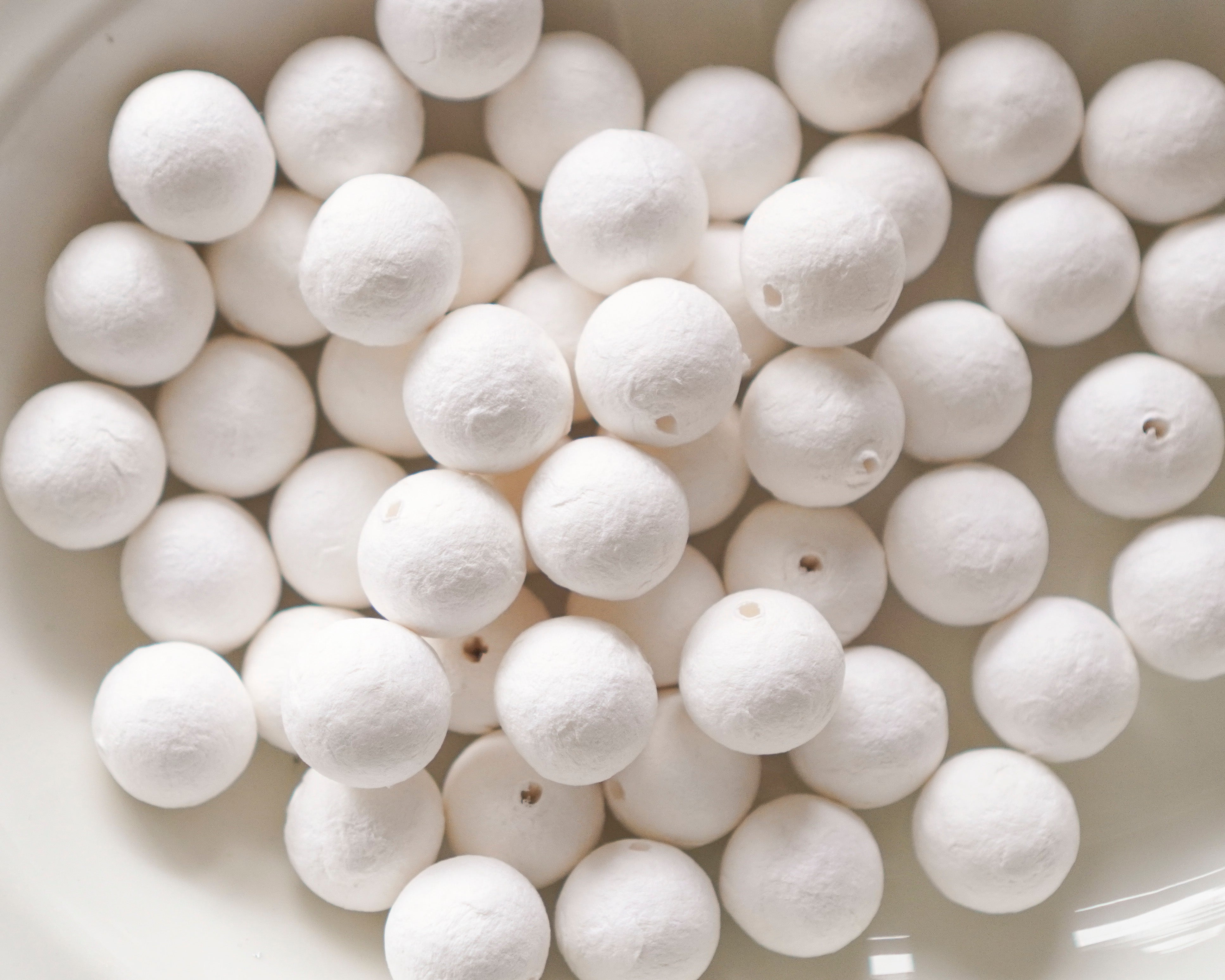 22mm Spun Cotton Balls, 50 Pcs.