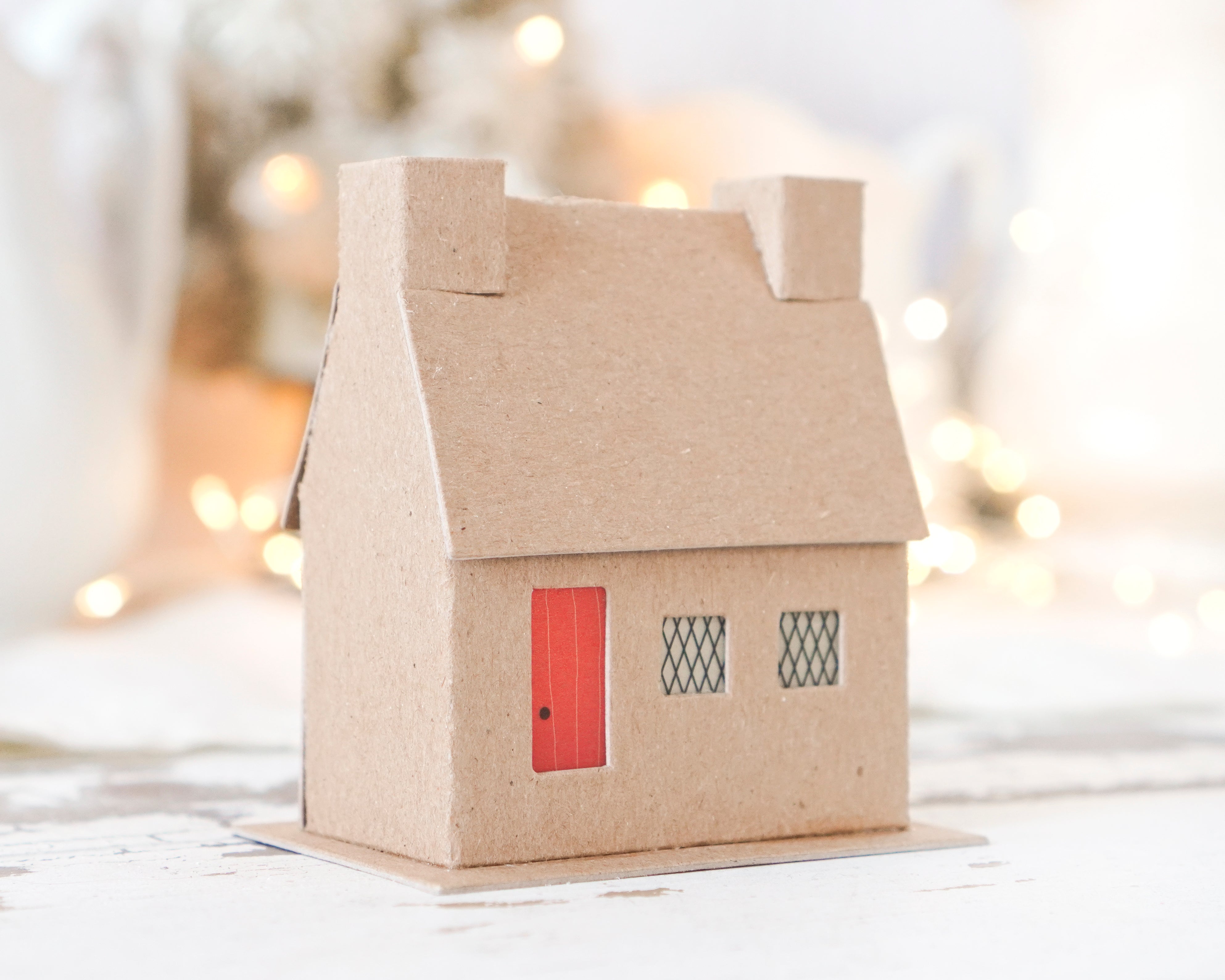 DIY Putz House - Flat Pack Chipboard COASTAL COTTAGE Kit