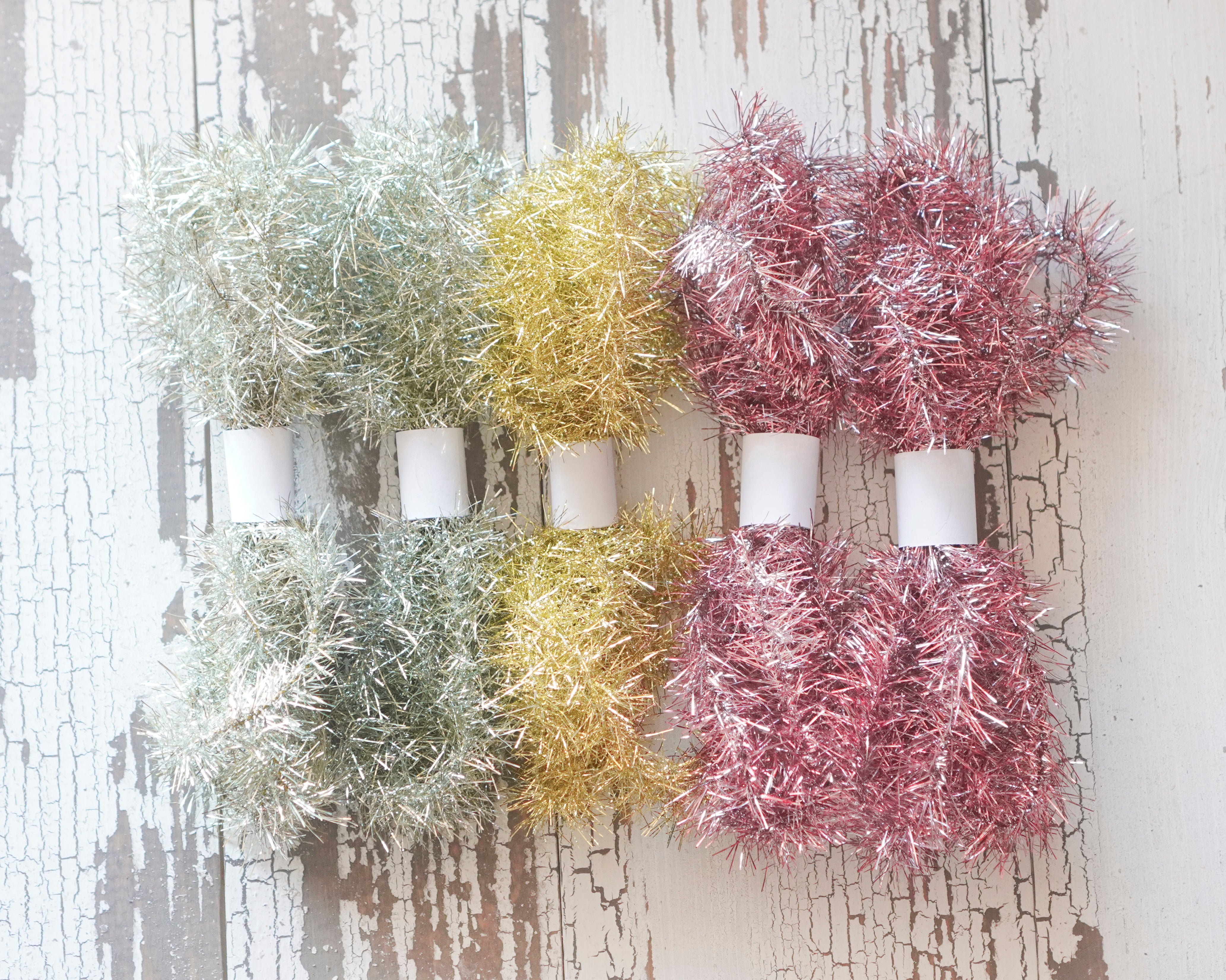 Tinsel Remnants, Multi Color Pack, 5 Lengths