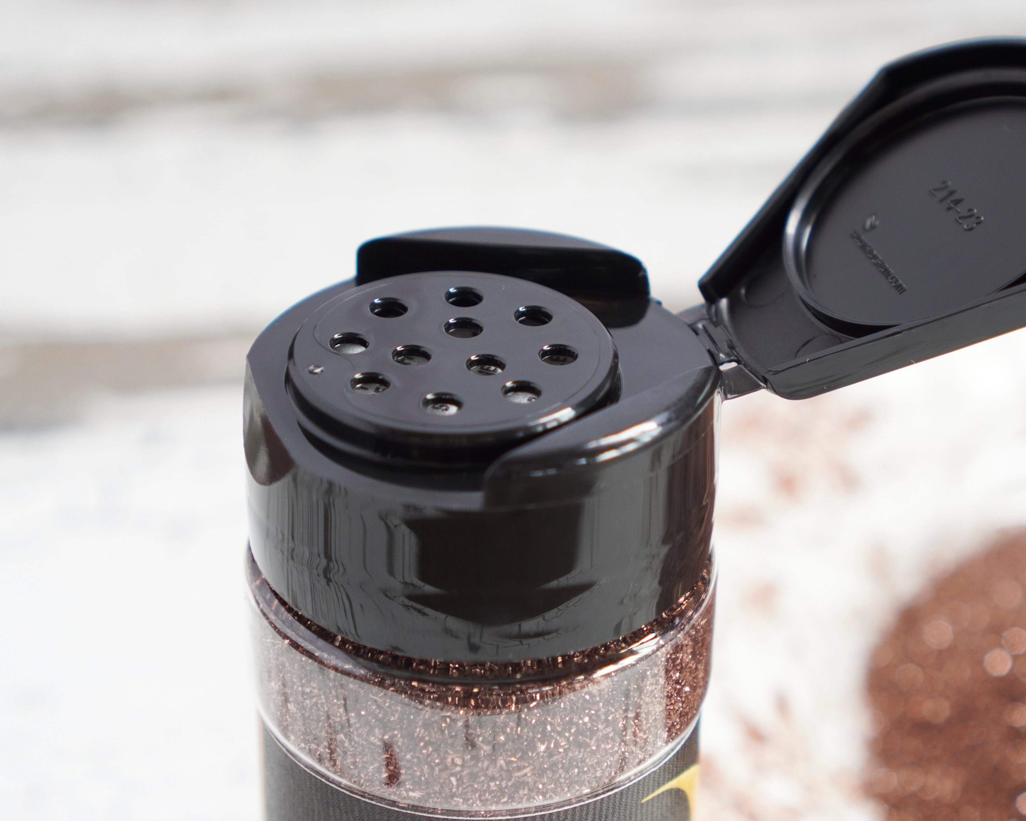 Fine Grain German Glass Glitter, Chocolate Brown