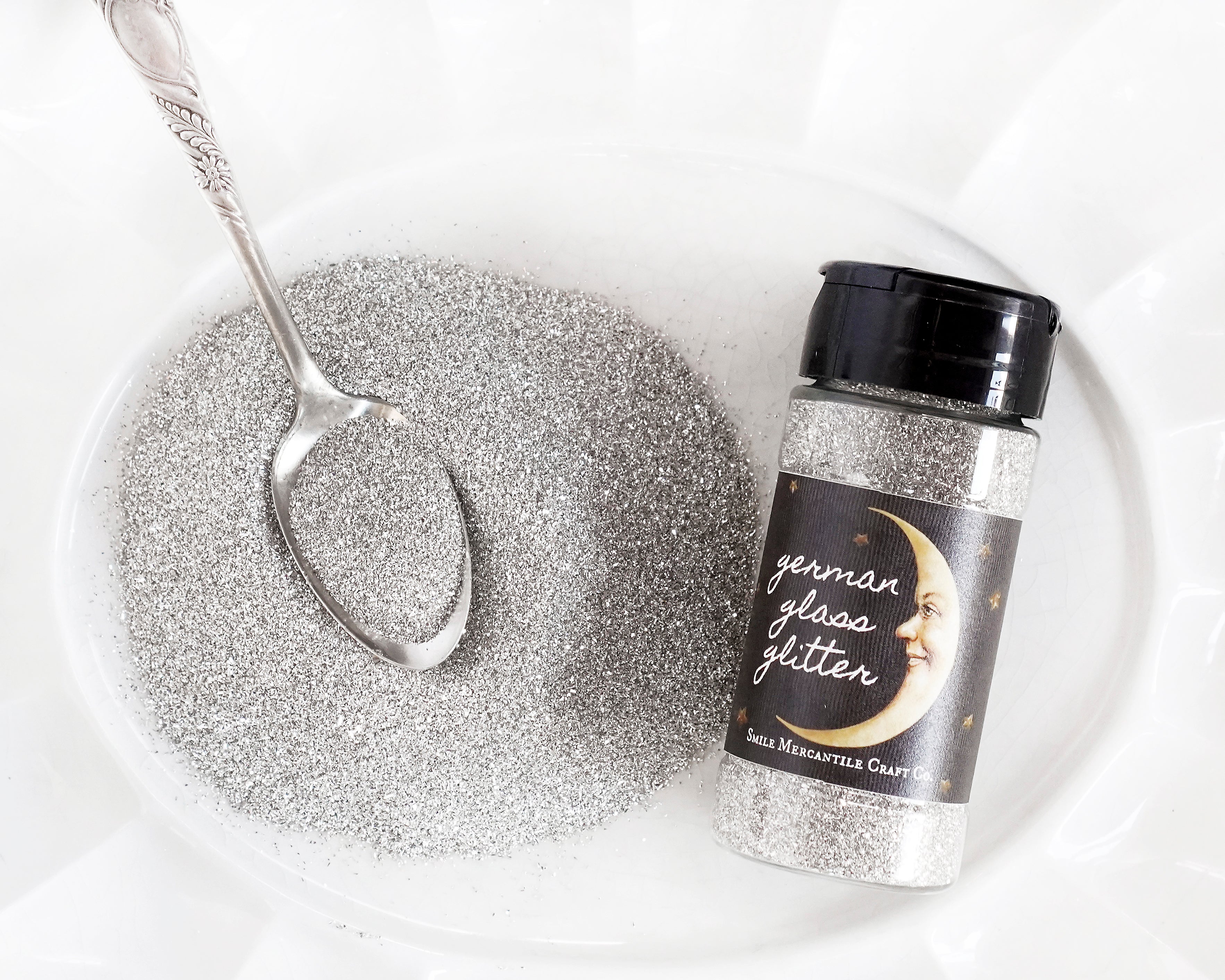 Fine Grain Silver German Glass Glitter