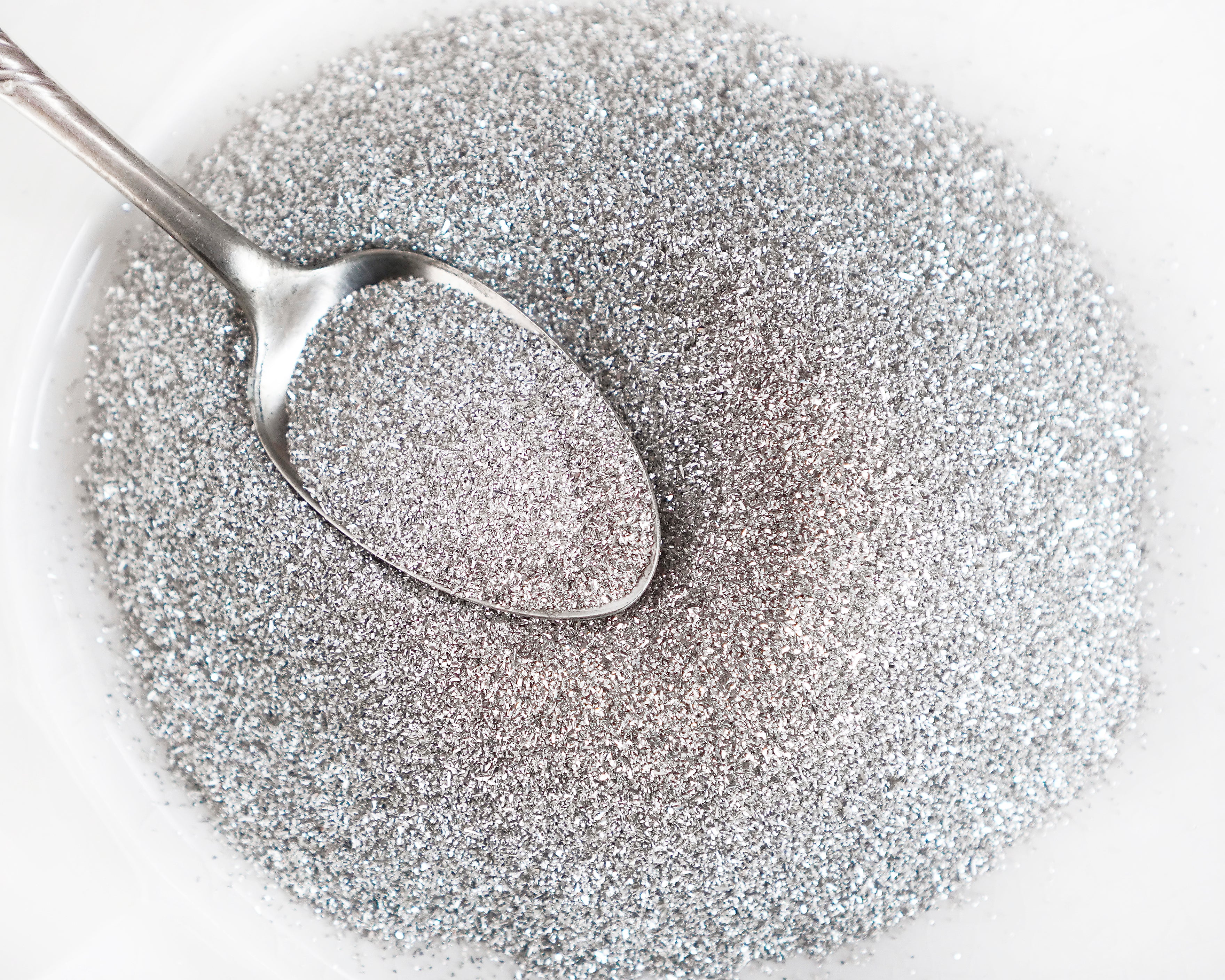 Fine Grain Silver German Glass Glitter