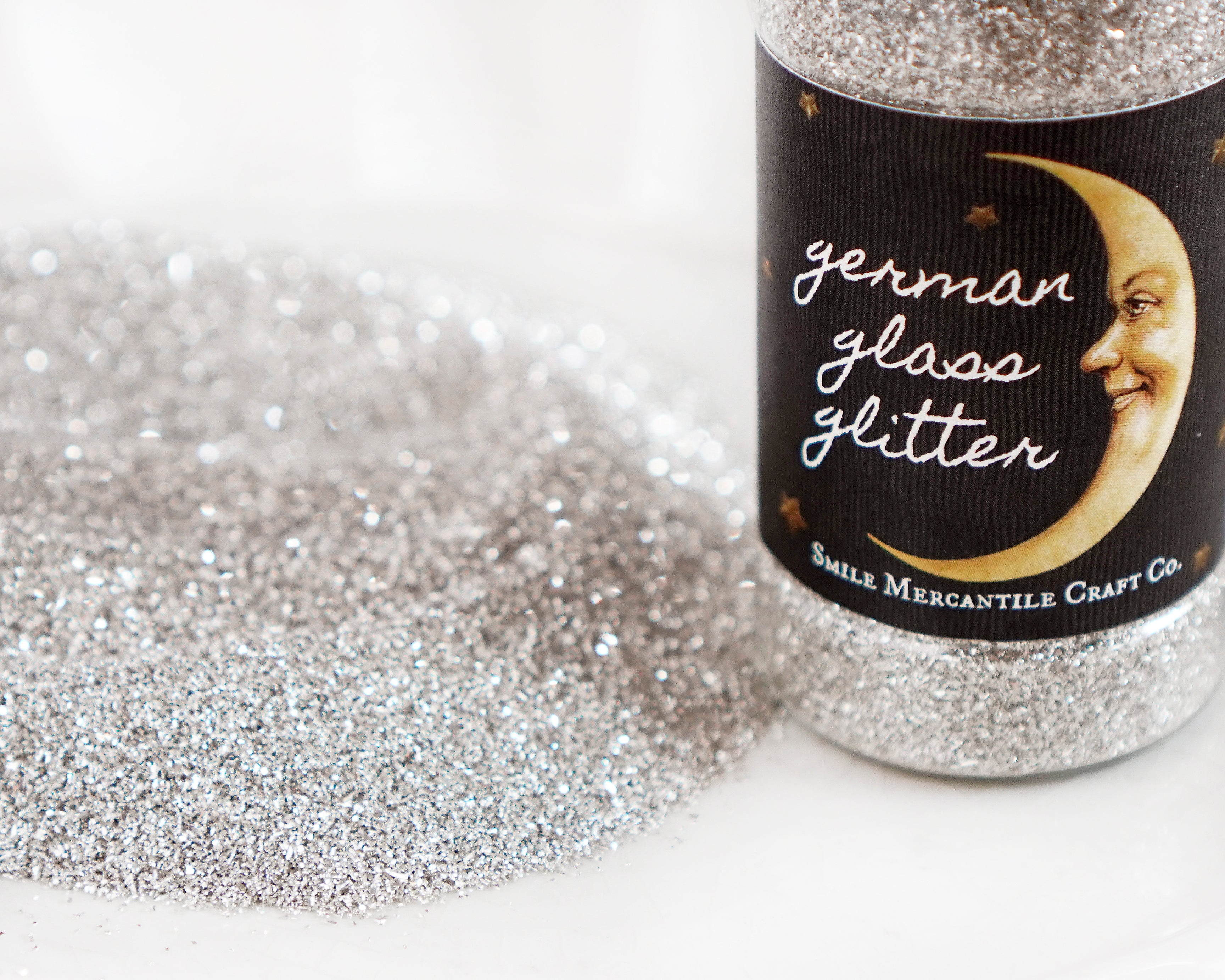 Fine Grain Silver German Glass Glitter