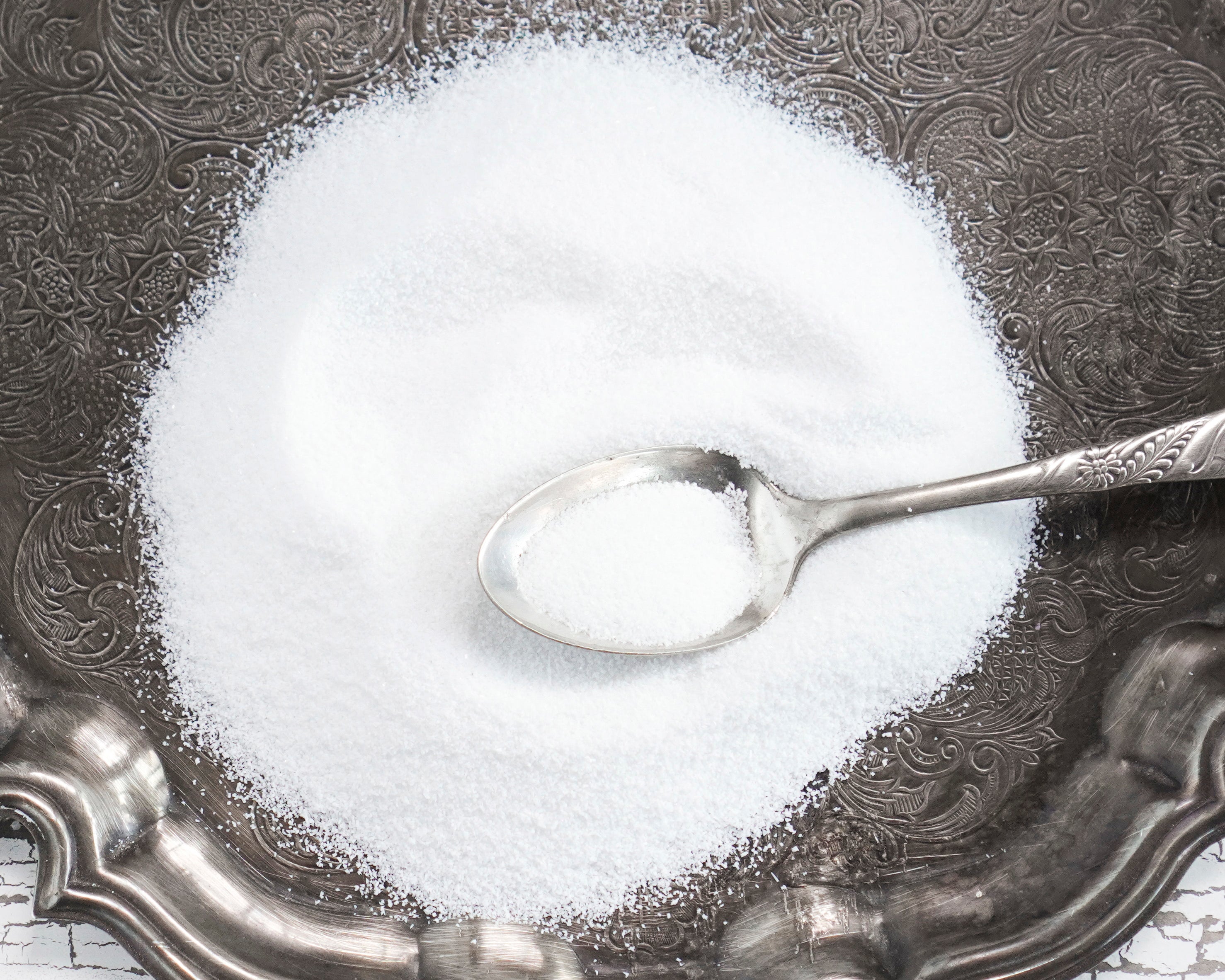 Fine Grain German Glass Glitter - Opaque White Snow Effect