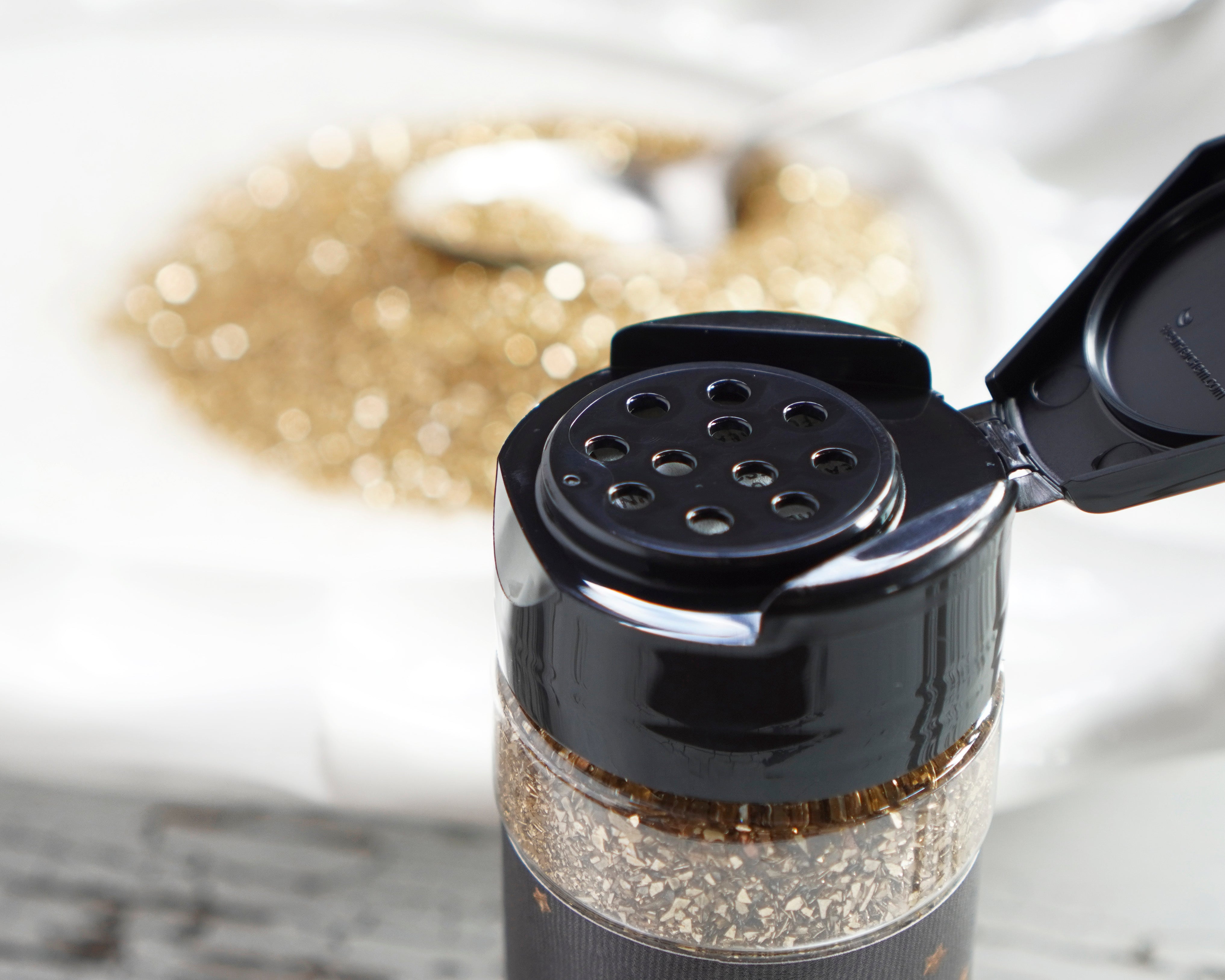 Gold German Glass Glitter - Mixed Grain