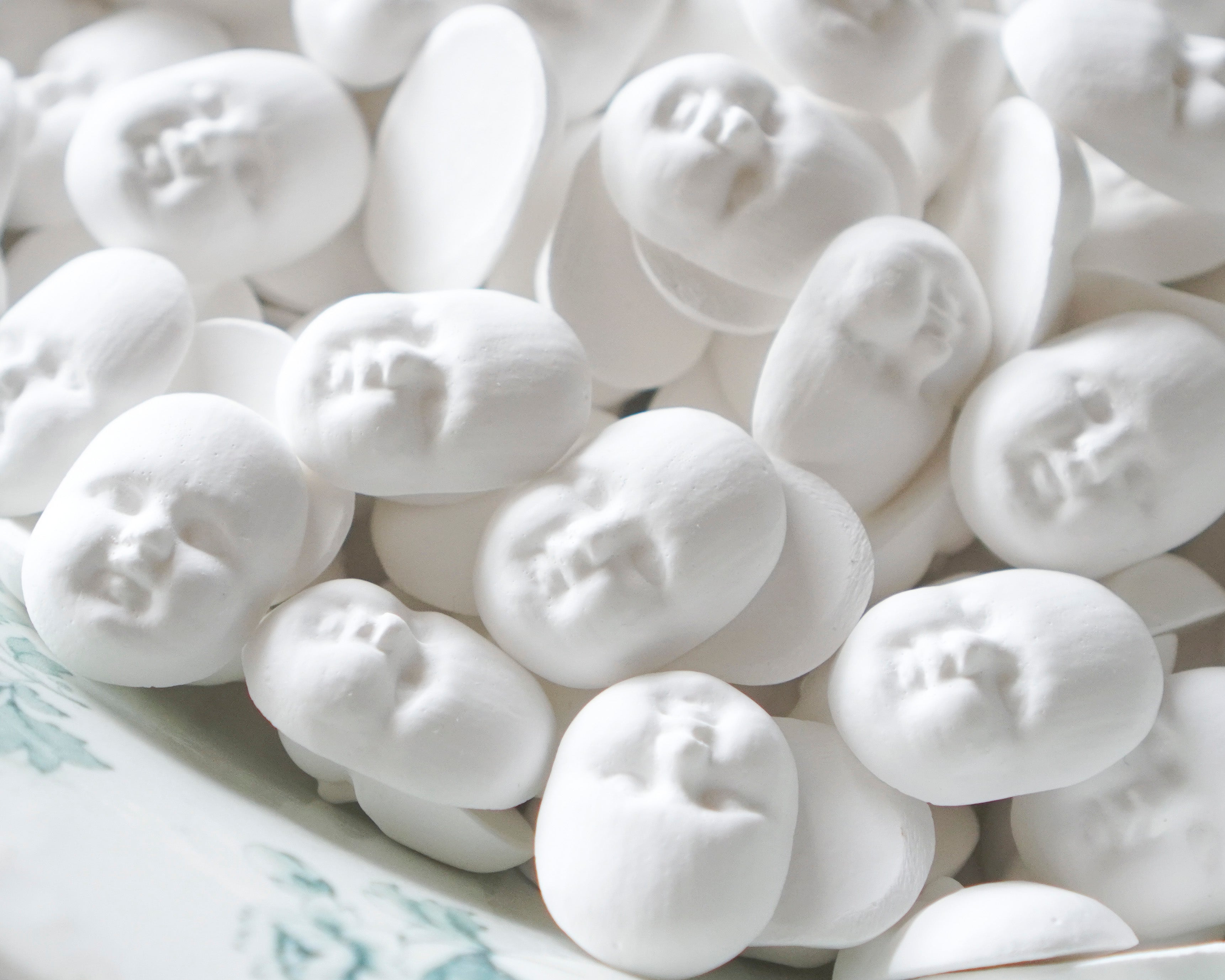 Unfinished Flat Back Doll Faces, 6 Pcs.