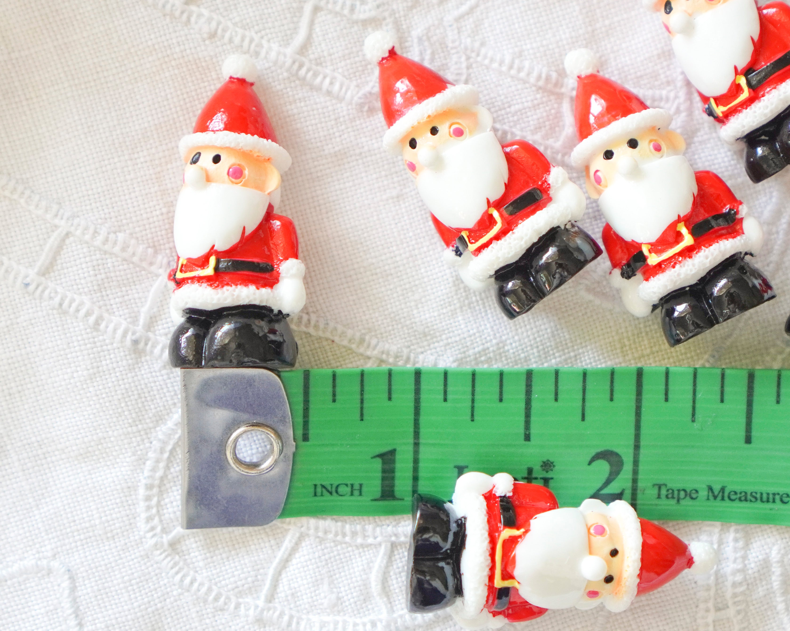 Miniature Santa Claus Vintage-Style Craft Figurines