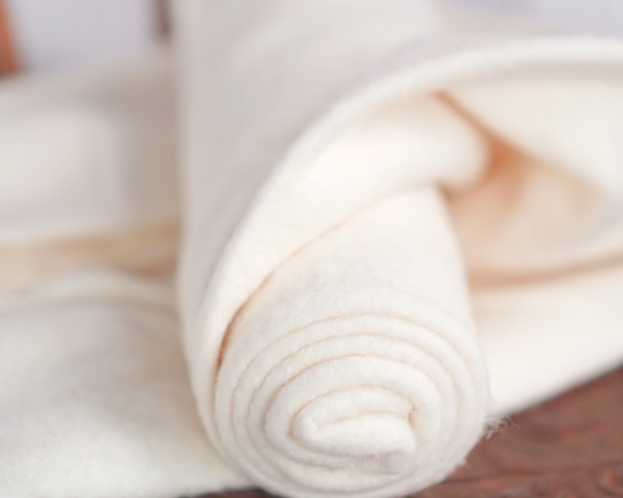 Natural Cotton Batting for Spun Cotton Crafts - 45 x 60 Inches