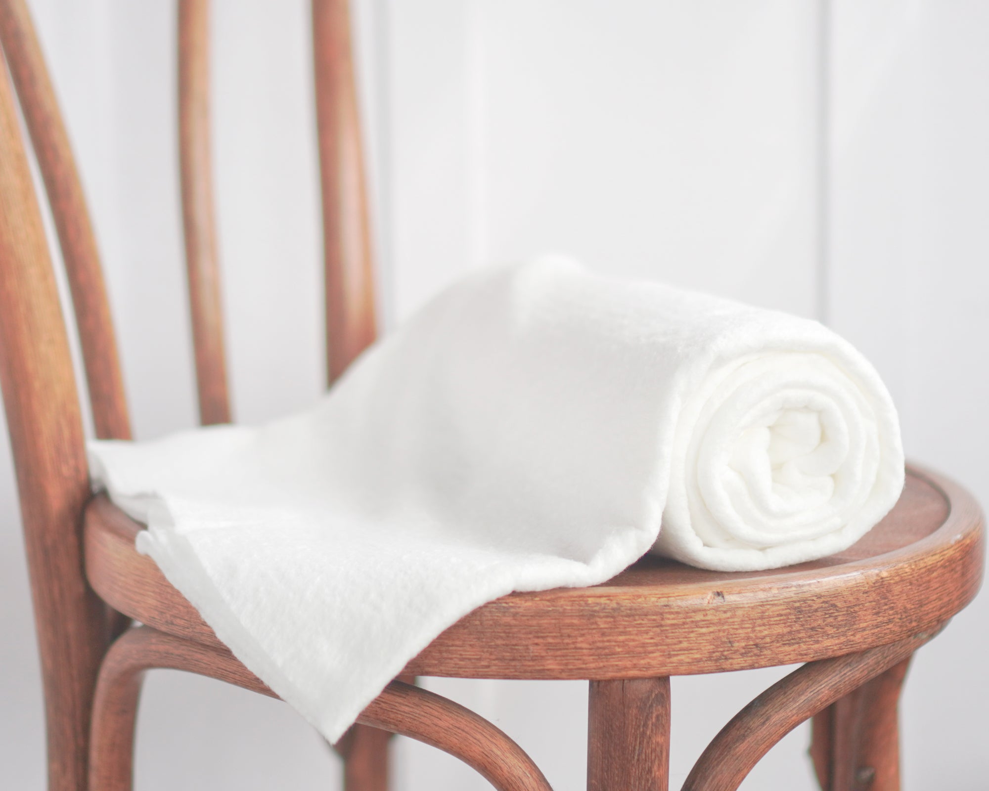 White Cotton Batting for Spun Cotton Crafts - 45 x 60 Inches