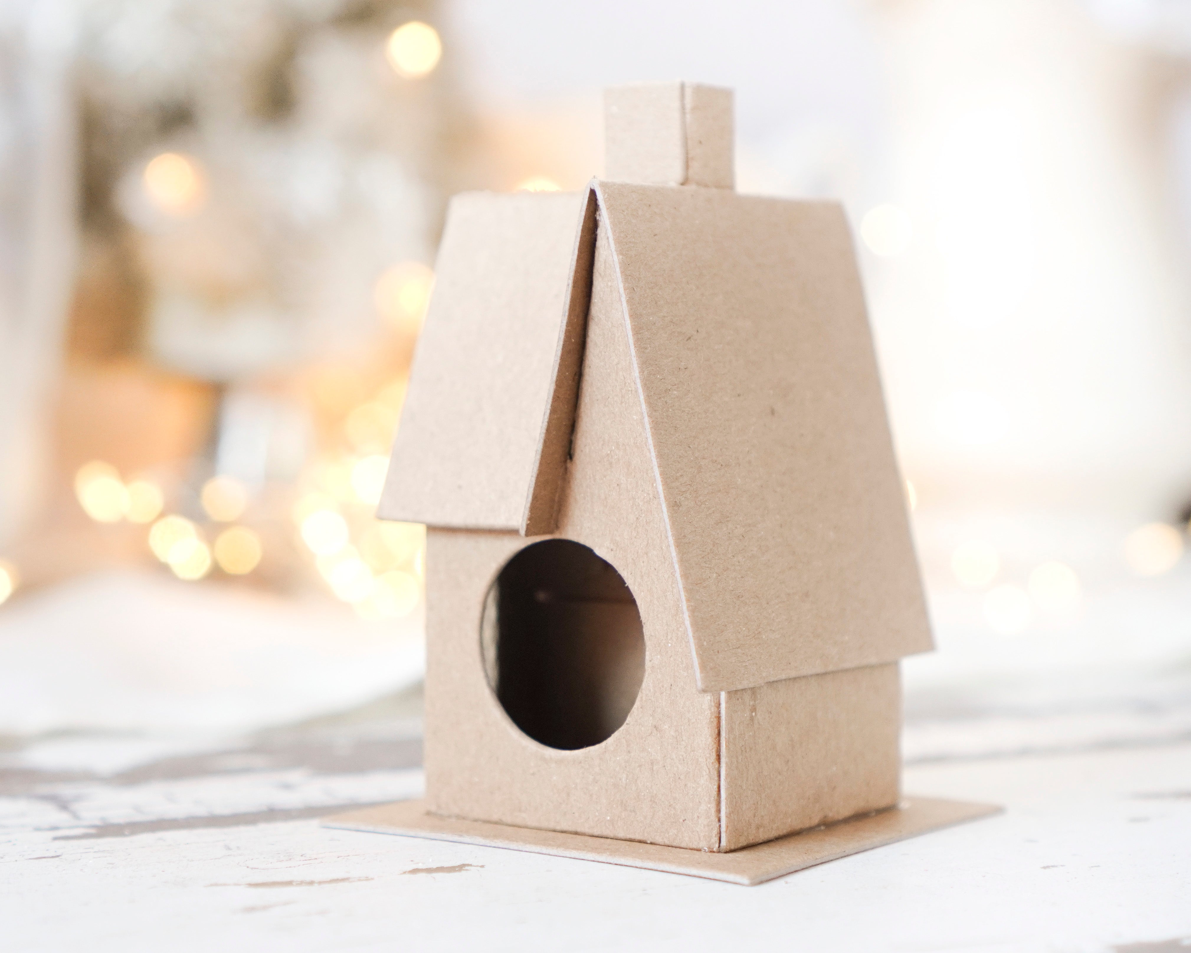 DIY Putz House - Flat Pack Chipboard STORYBOOK COTTAGE Kit