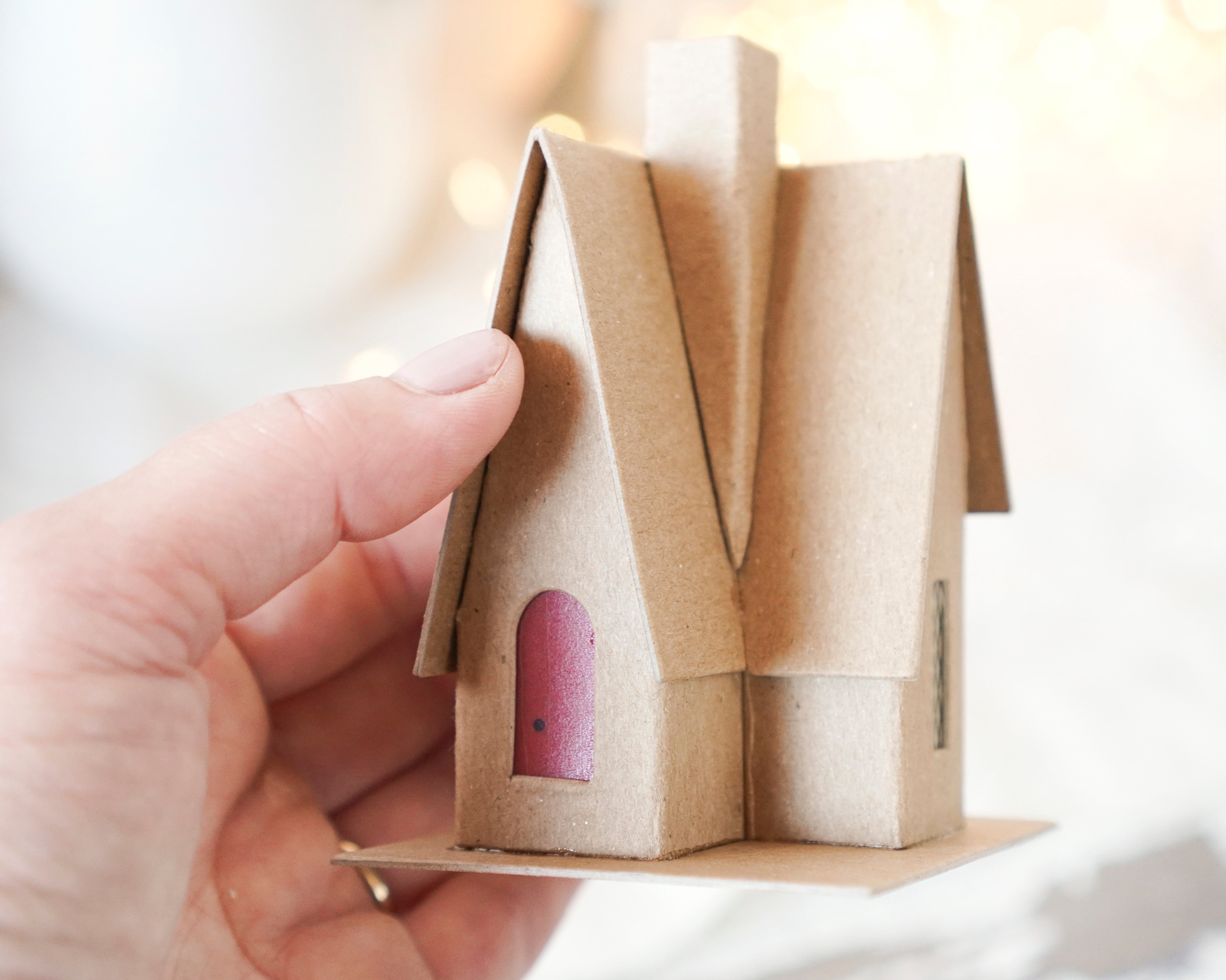 DIY Putz House - Flat Pack Chipboard STORYBOOK COTTAGE Kit
