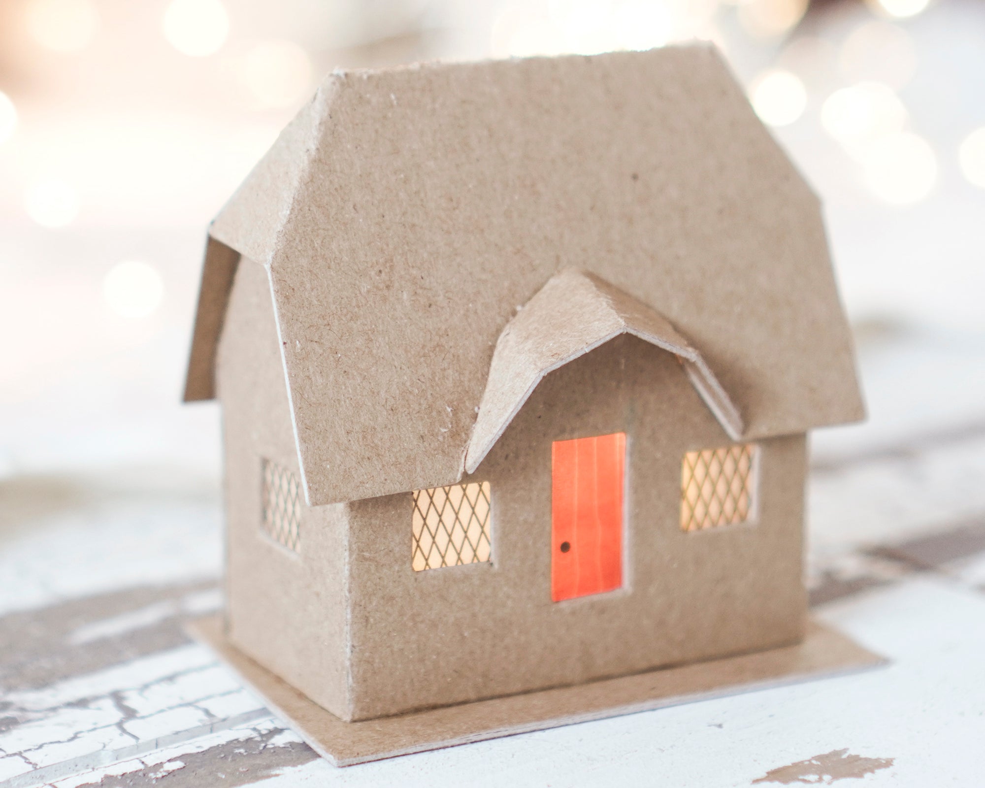DIY Putz House - Flat Pack Chipboard ENGLISH COTTAGE Kit