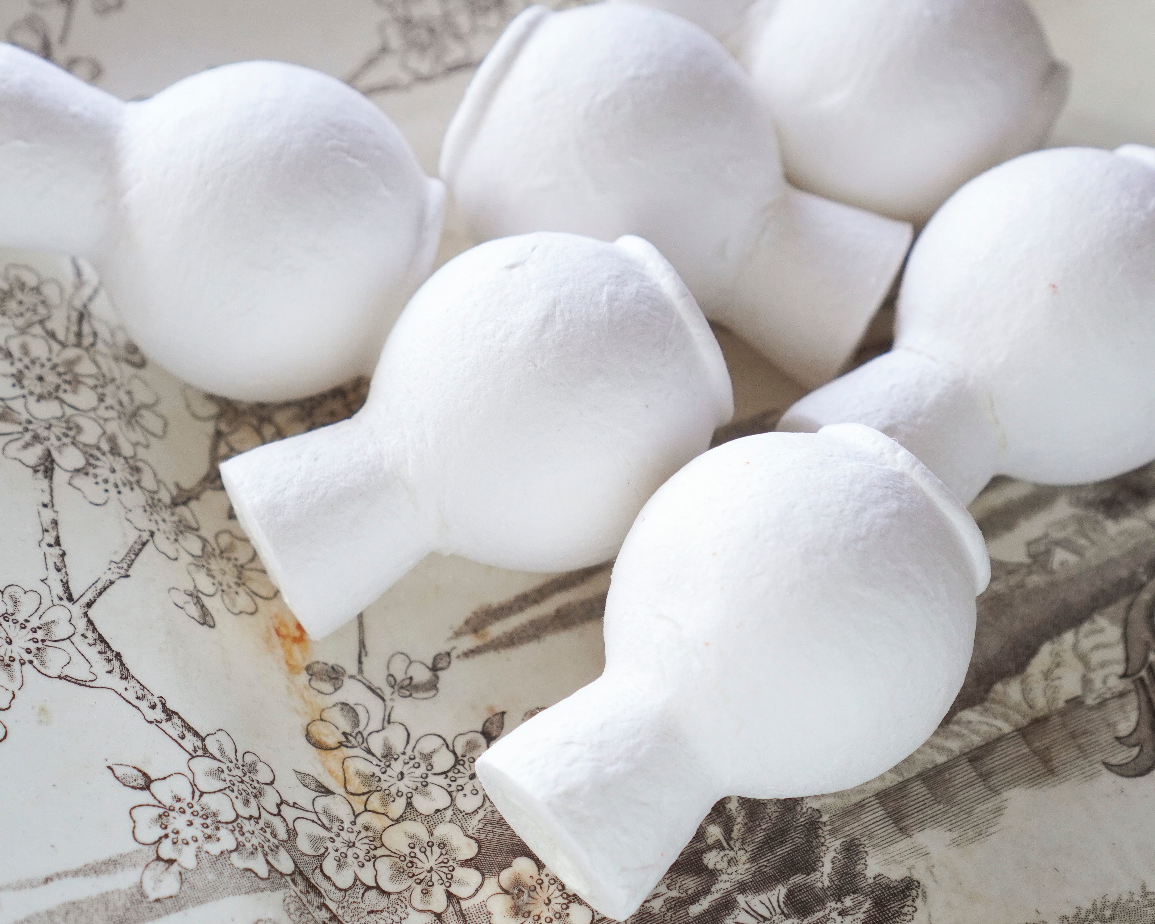 Spun Cotton Potion Bottle Small Vase Craft Shapes, 6 Pcs.