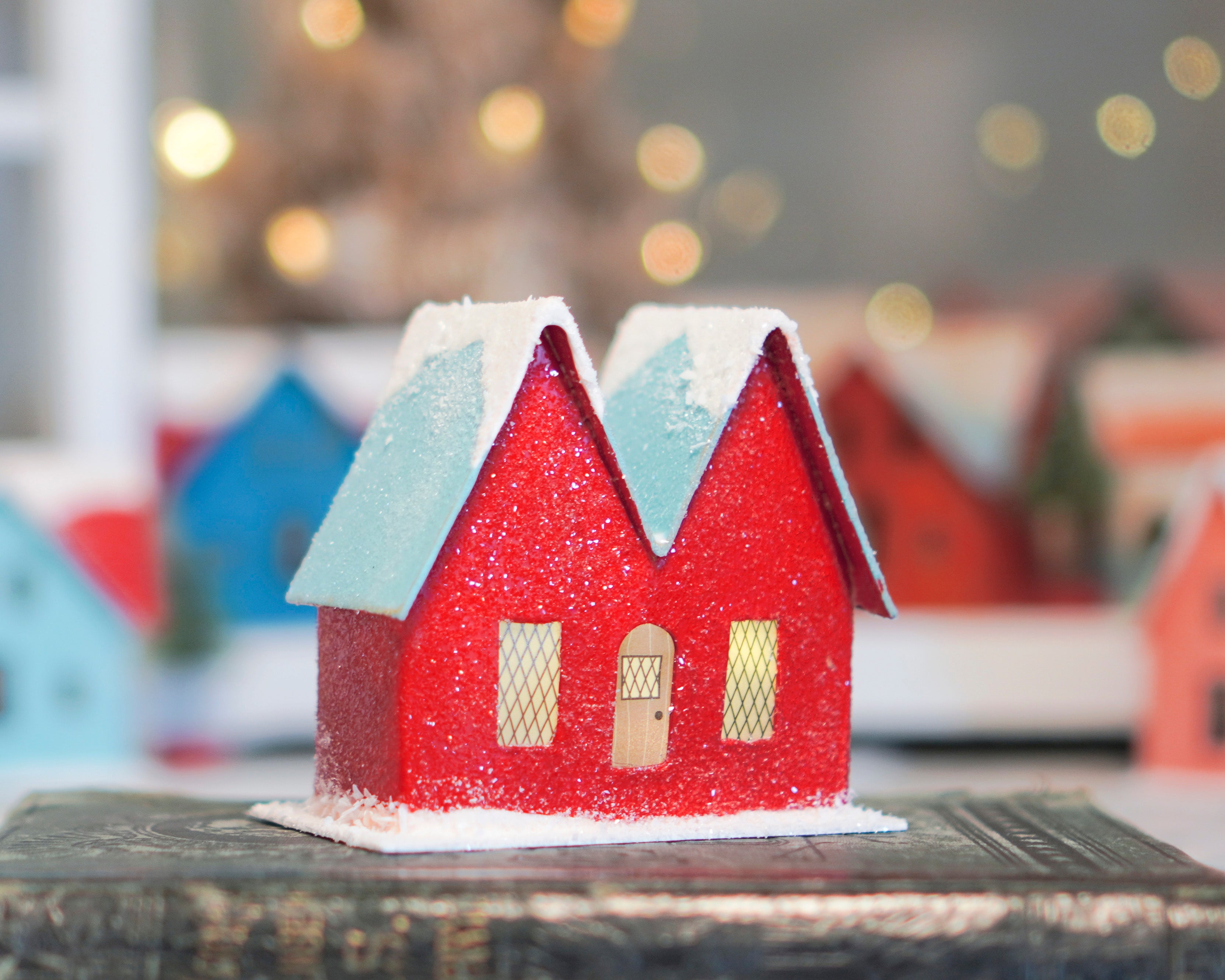 Putz House Kit - DIY Flat Pack Chipboard Christmas MANOR HOUSE