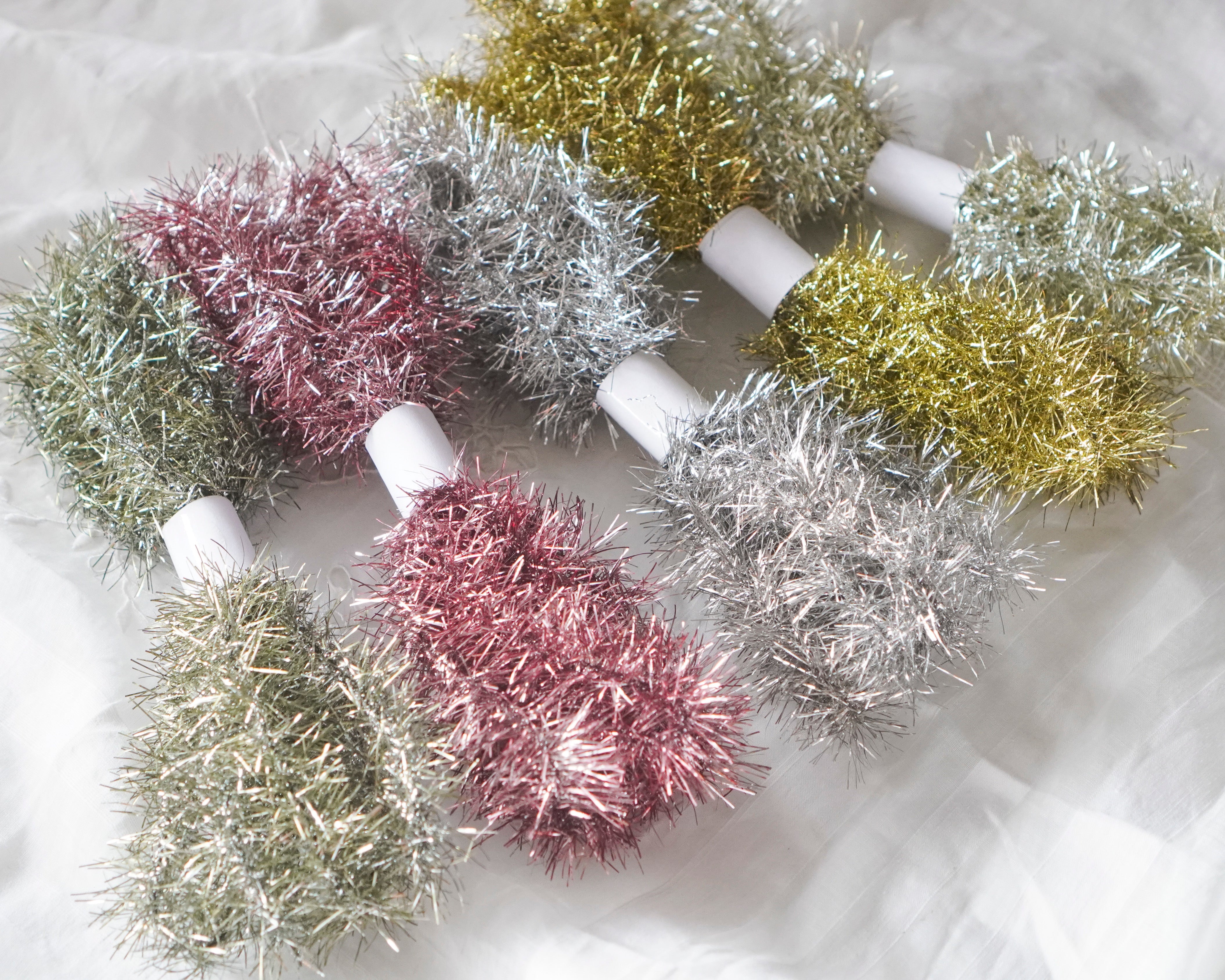 Tinsel Remnants, Multi Color Pack, 5 Lengths