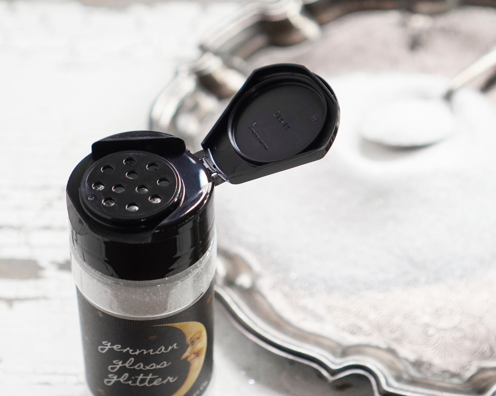 Fine Grain Glass Glitter, Clear