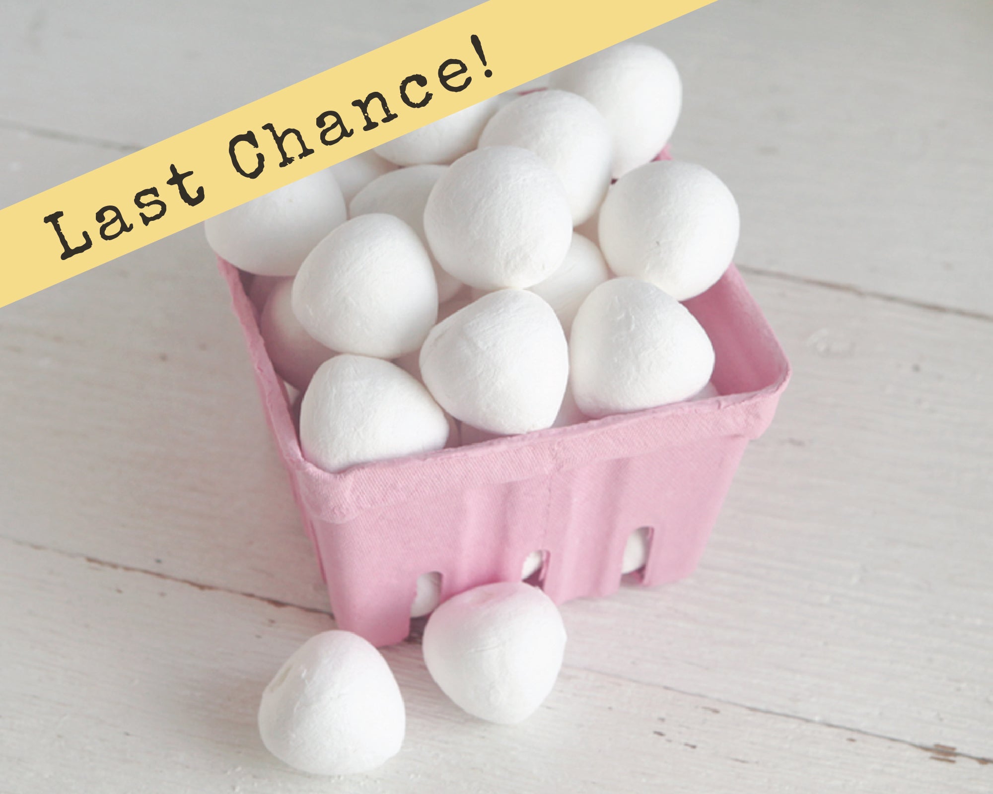 Spun Cotton Strawberries - Spun Cotton Fruit Craft Shapes, 12 Pcs.