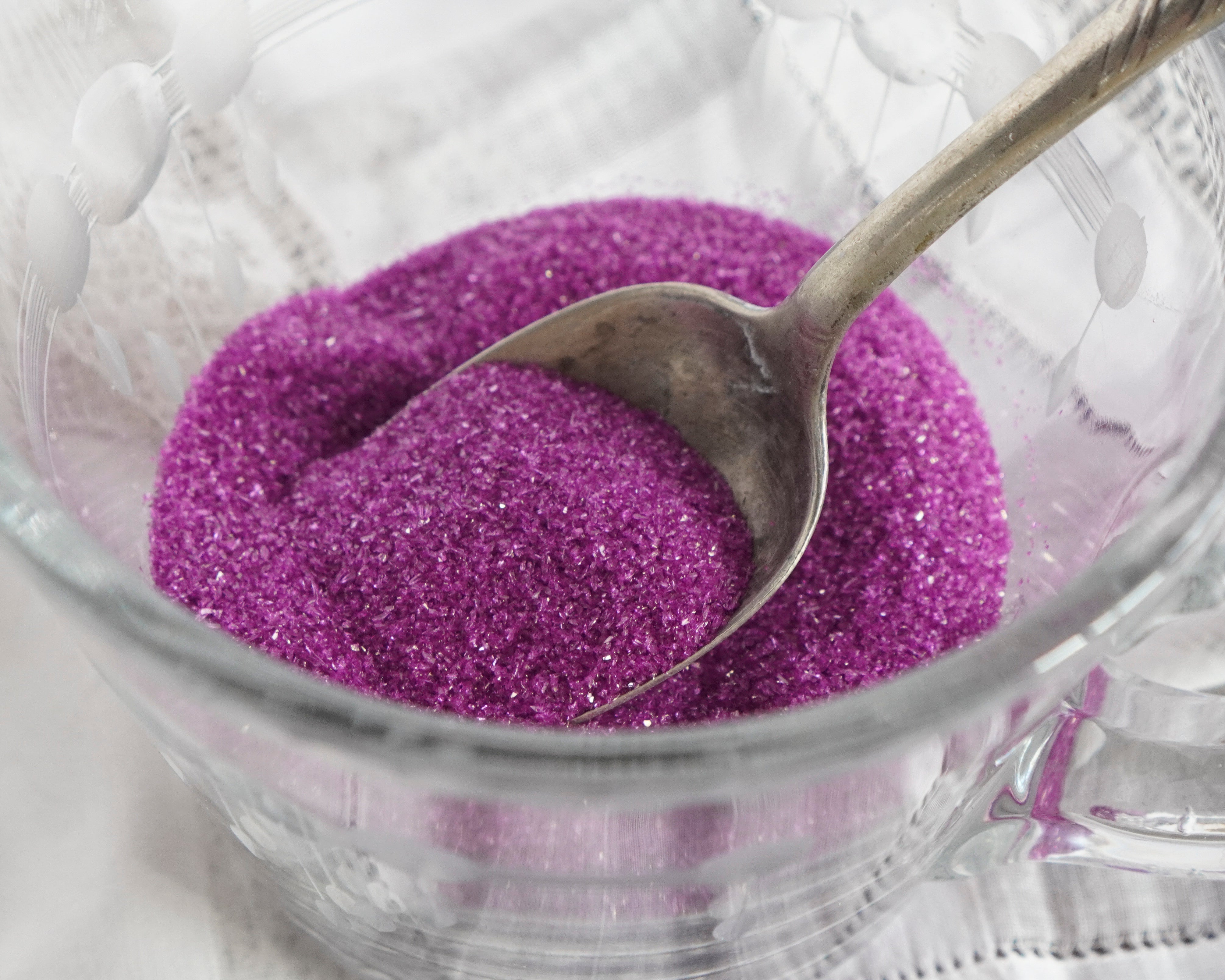 Depression Glass Glitter 2 Oz., Plum Purple