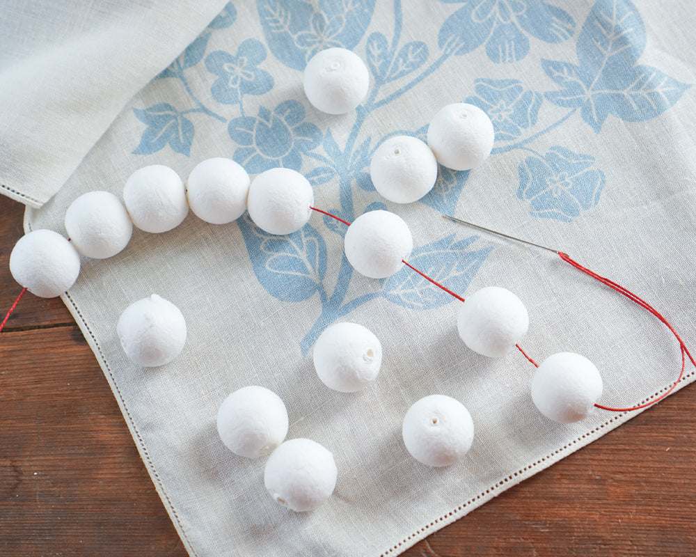 22mm Spun Cotton Beads, 50 Pcs.