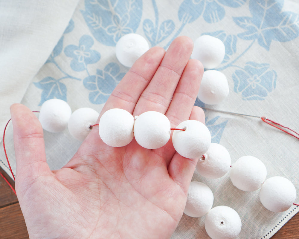 22mm Spun Cotton Beads, 50 Pcs.