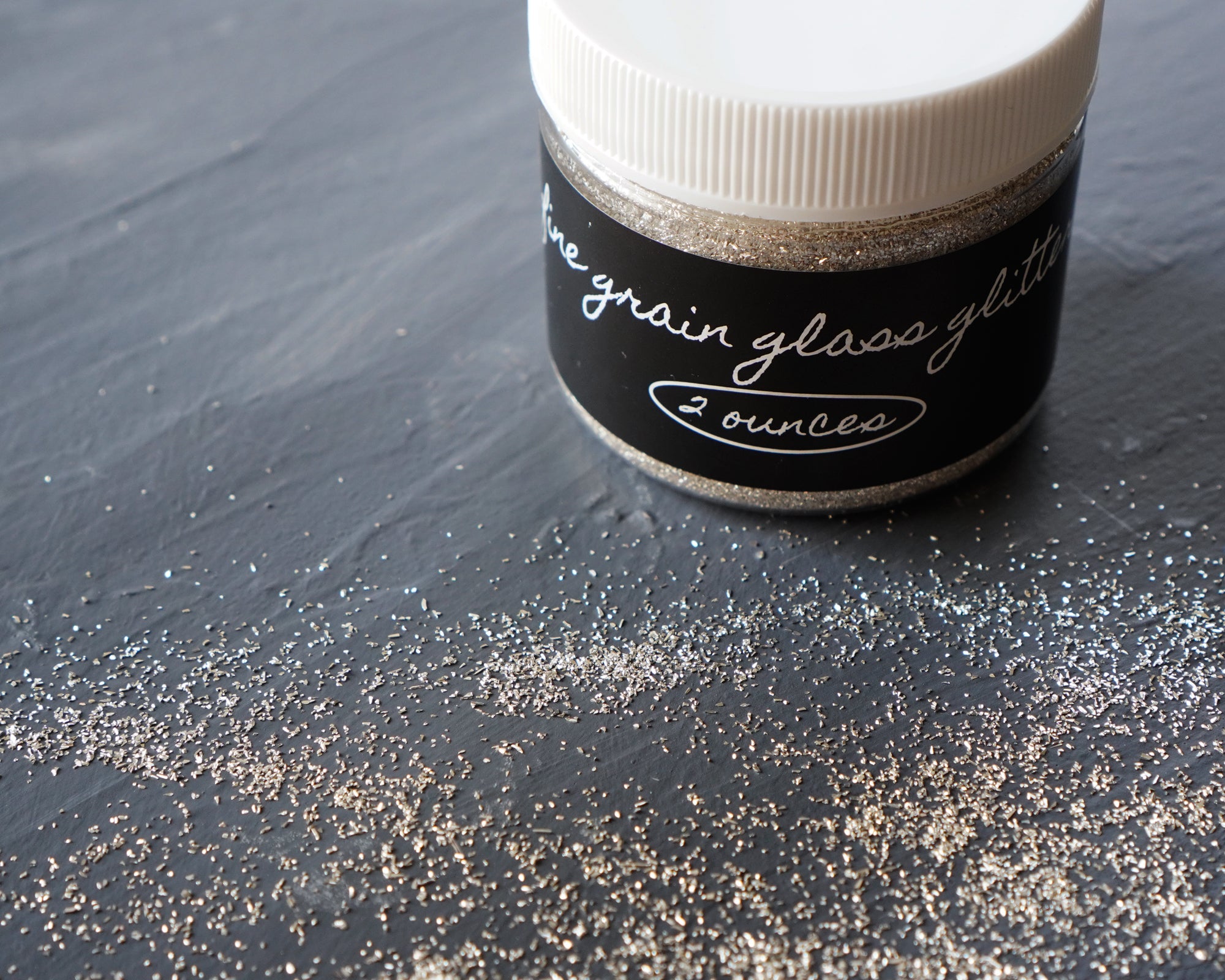 Fine Grain Glass Glitter - Silver