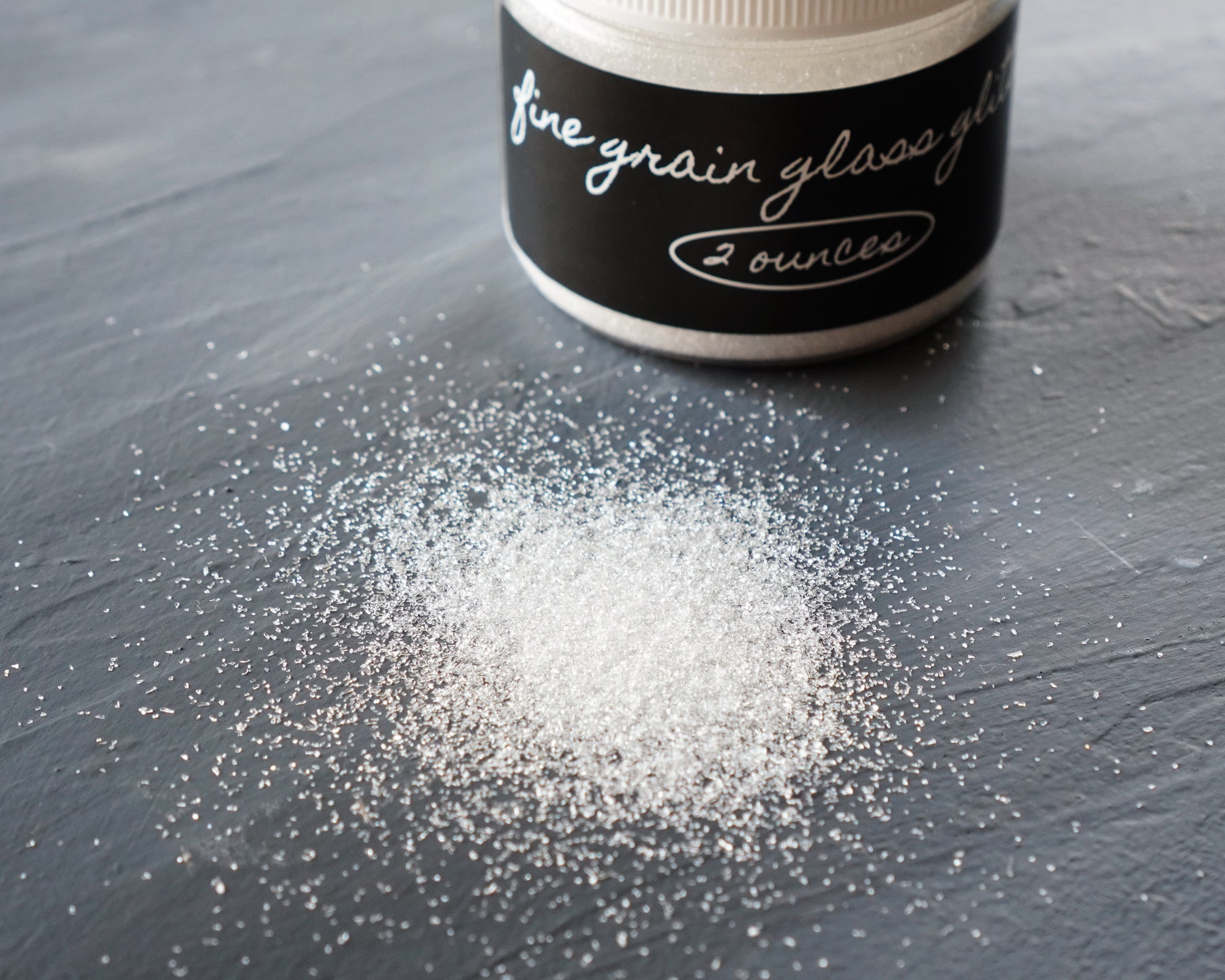 Fine Grain Glass Glitter - Clear