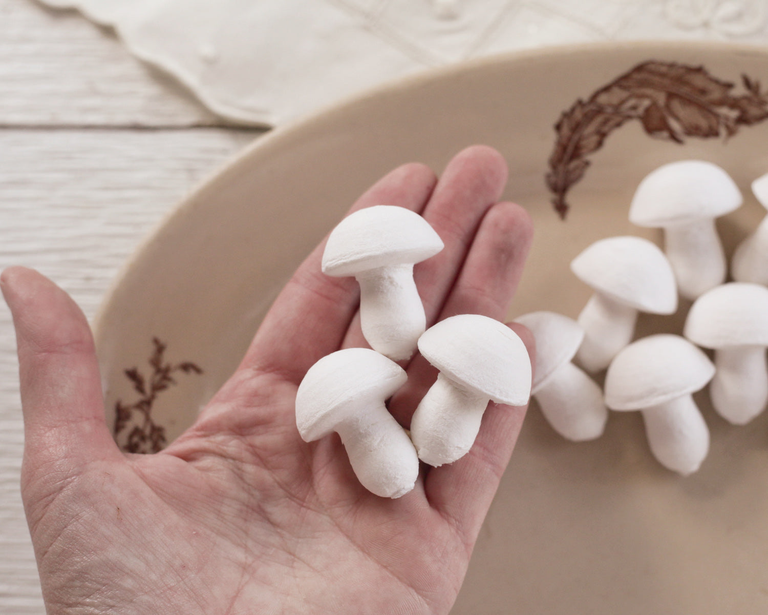 spun cotton toadstool