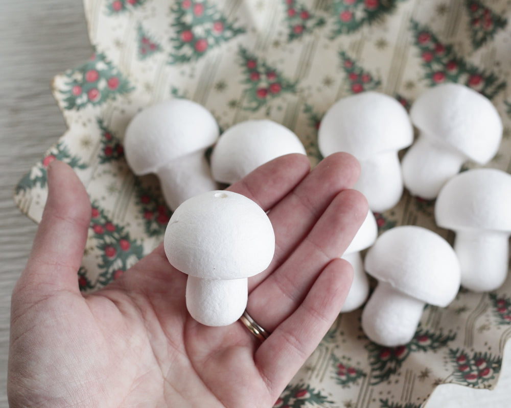 mushroom christmas ornament