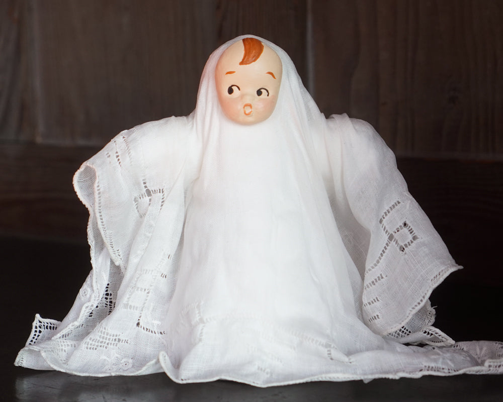 Making a Halloween Doll with a Vintage Hanky!