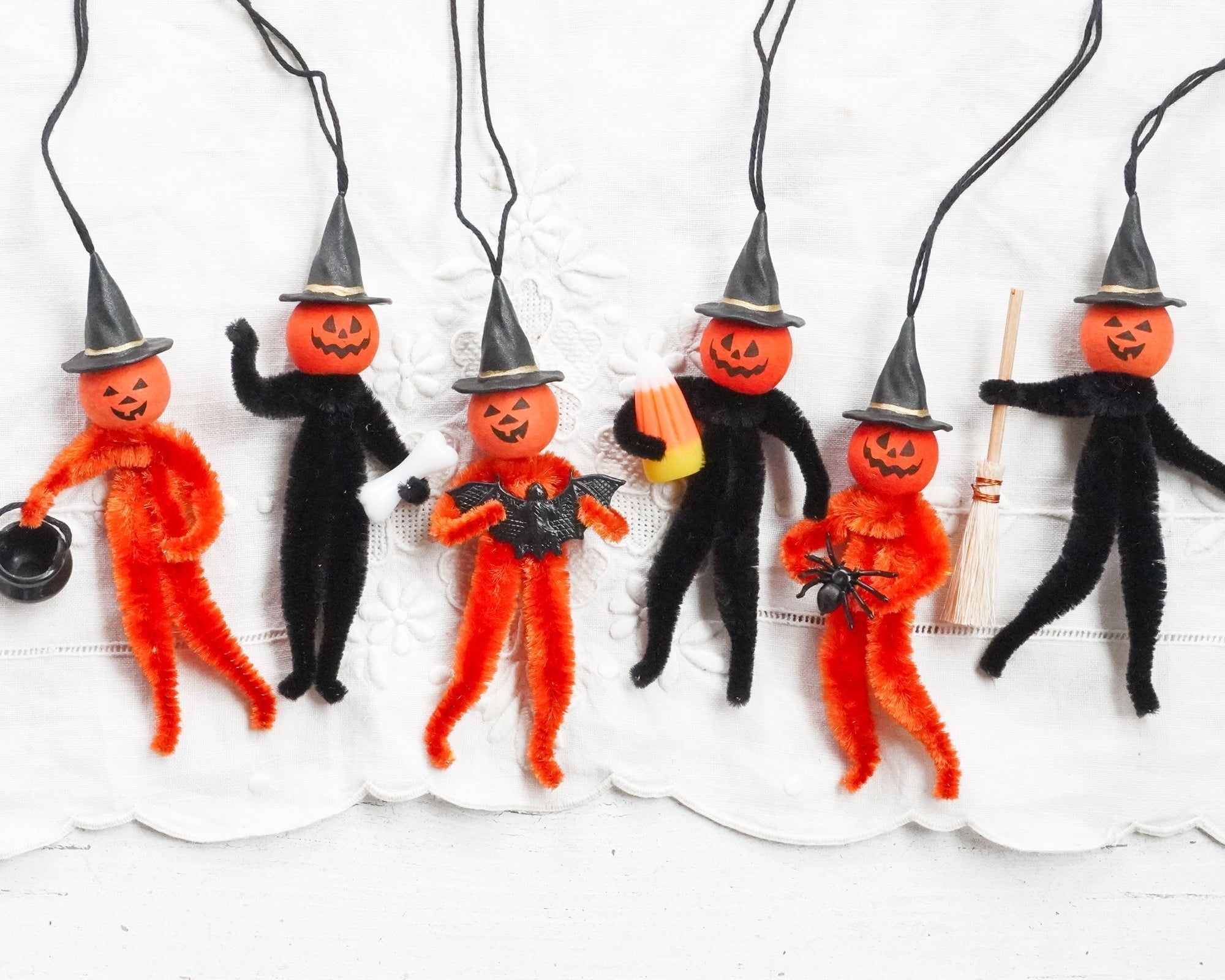 Pumpkin People! Vintage Halloween Figures