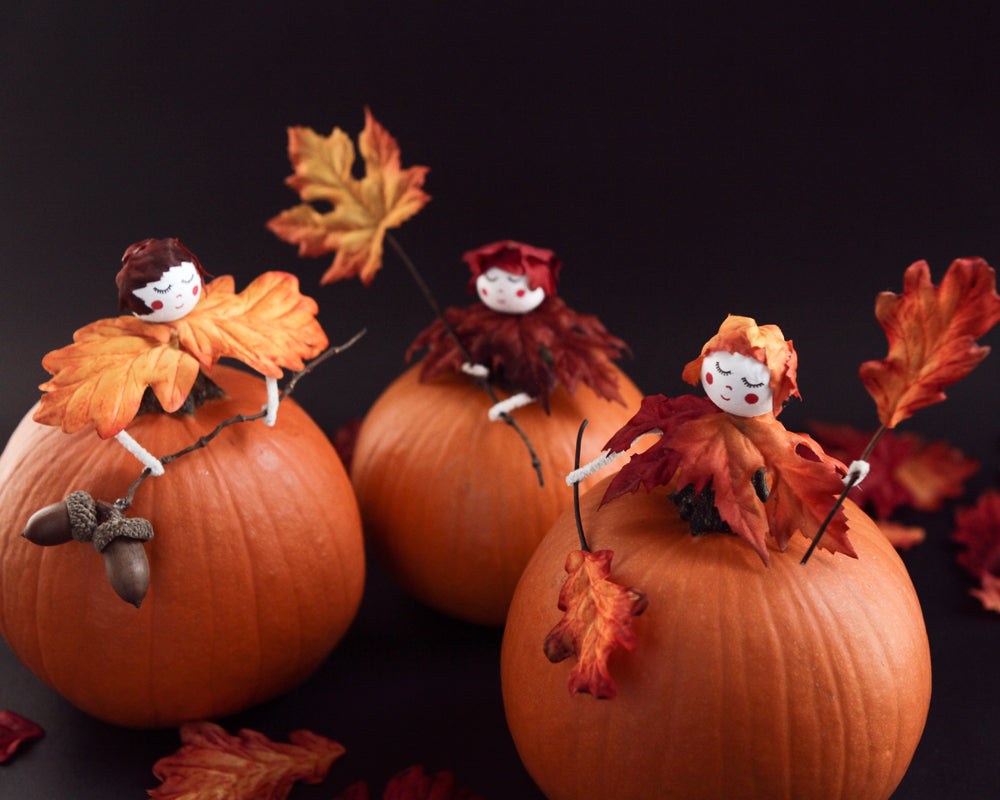 Fall Pumpkin Crafts: Turn a Pumpkin into an Autumn Fairy!