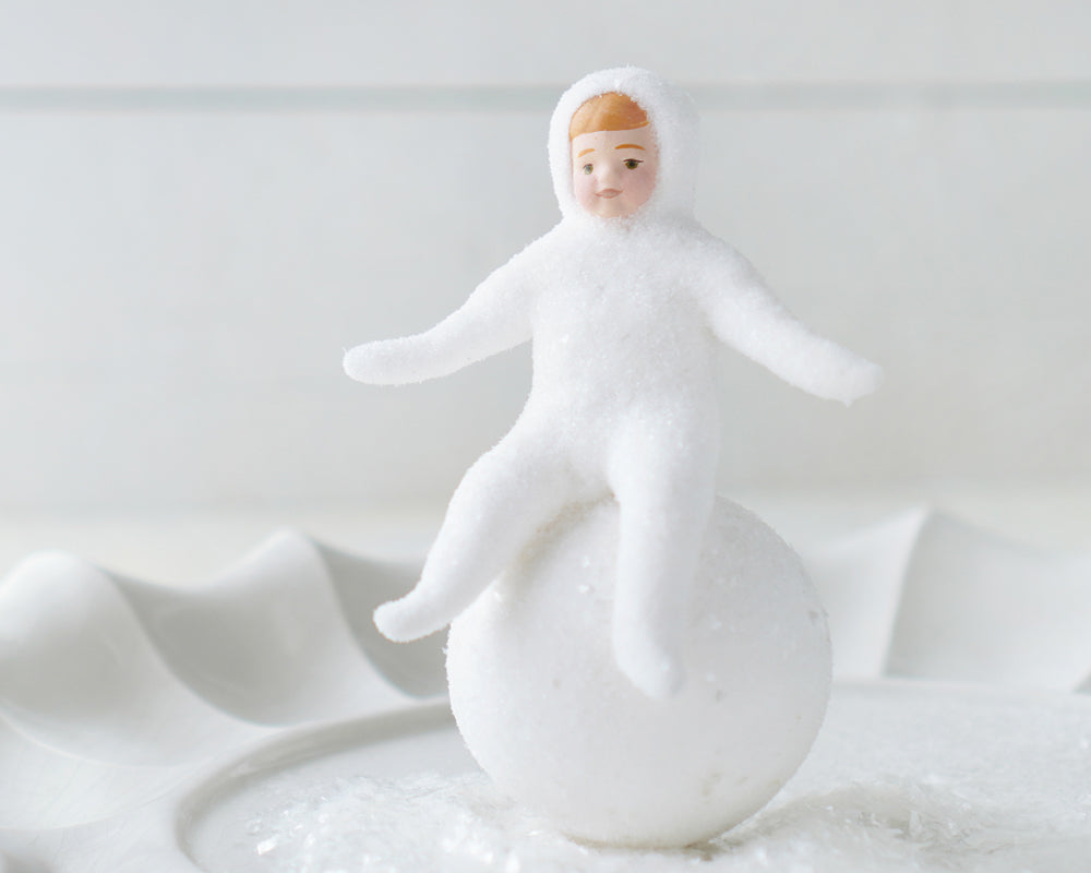 Snow Baby Project Demo - Making a Spun Cotton Doll from Scratch