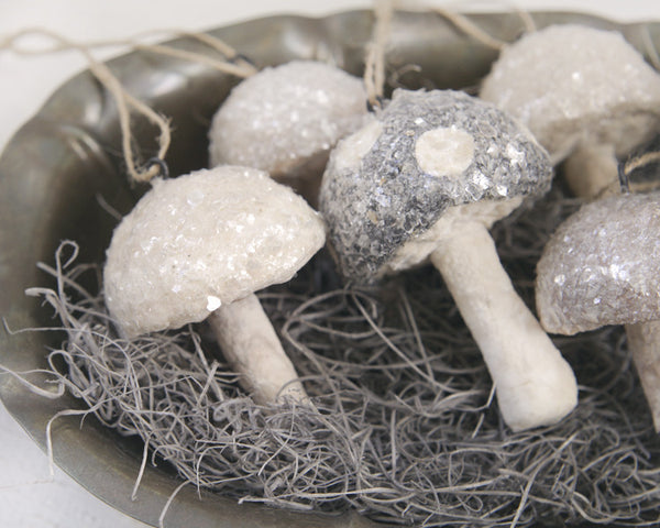 How to Make Spun Cotton Mushrooms