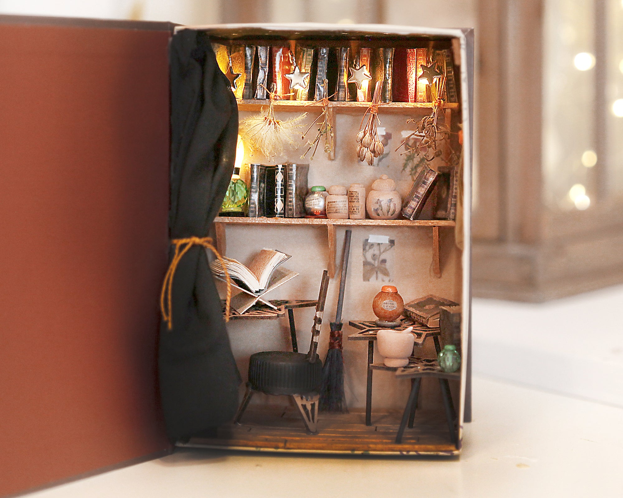 Making a Miniature Book Nook: Cozy Apothecary