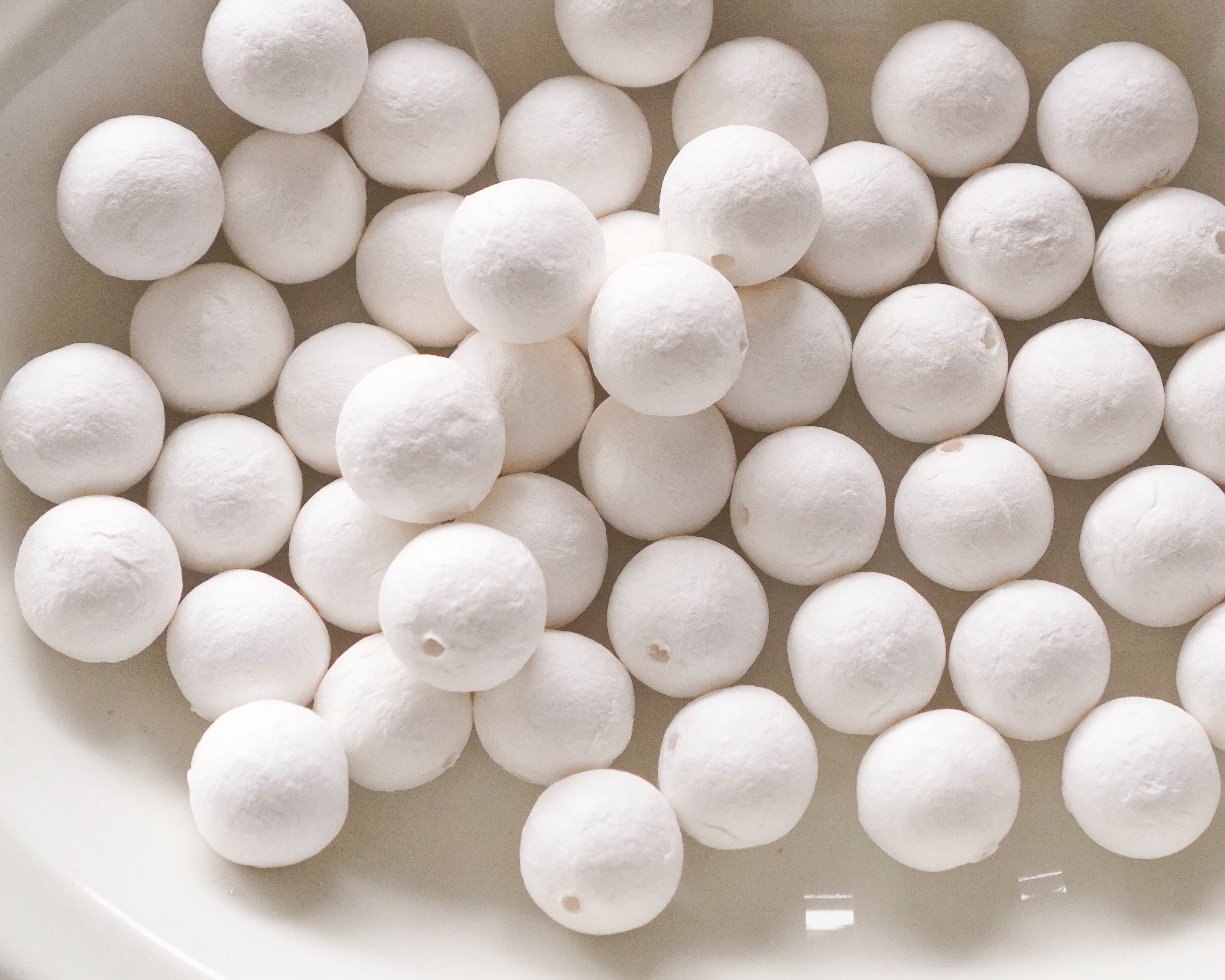 22mm Spun Cotton Balls, 50 Pcs.