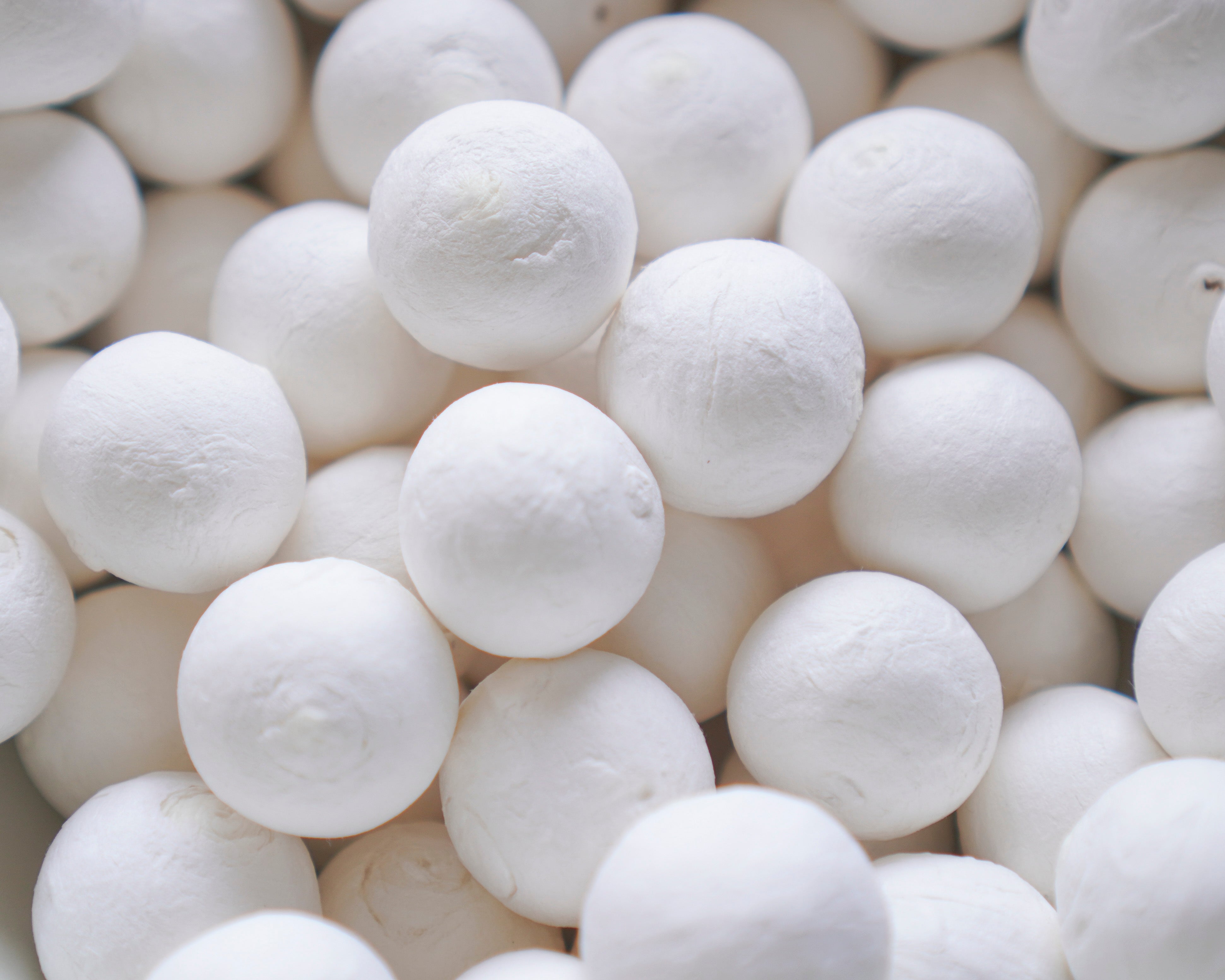 25mm Spun Cotton Balls, 50 Pcs.
