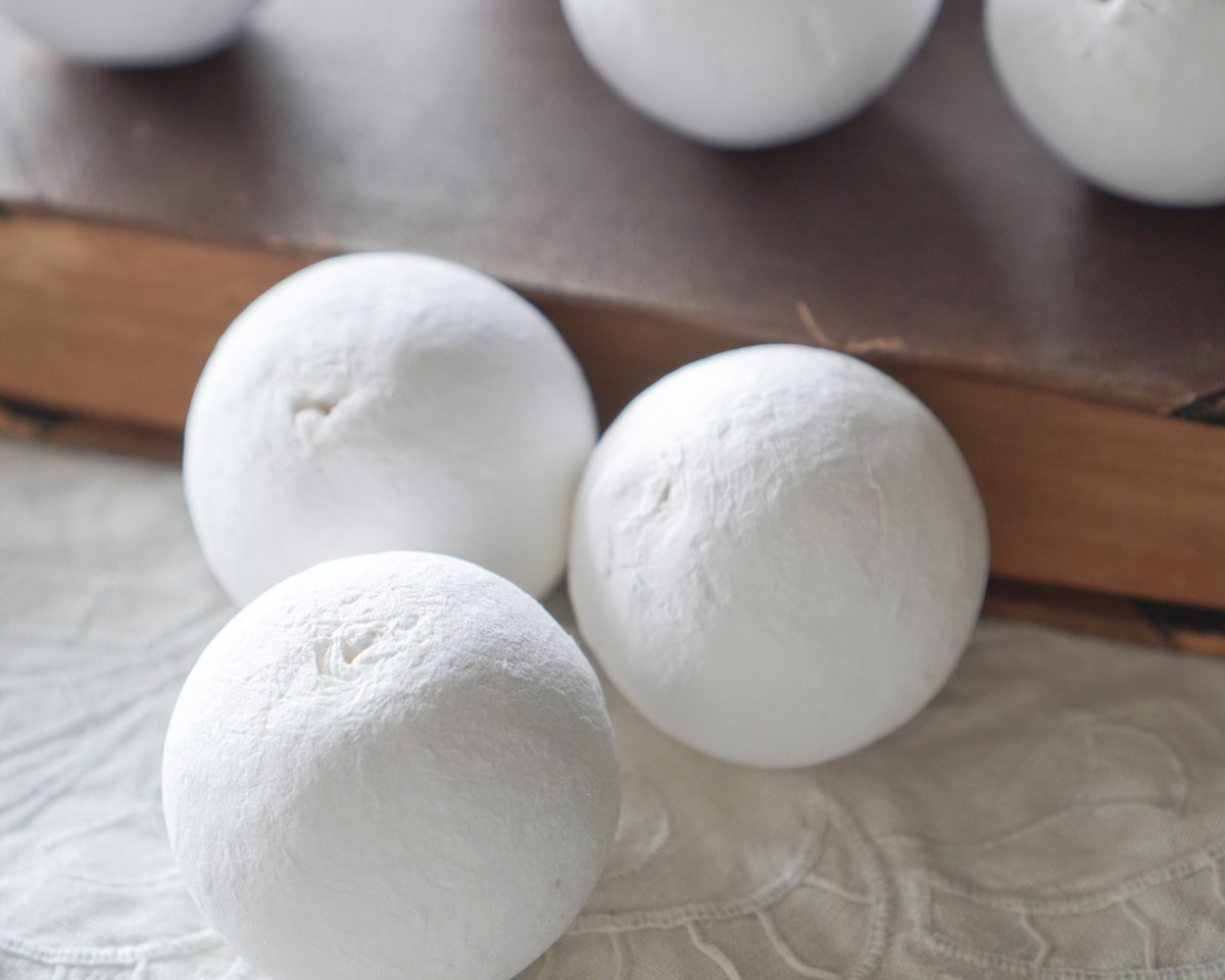 50mm Spun Cotton Balls, German Spun Cotton Craft Shapes, 10 Pcs.