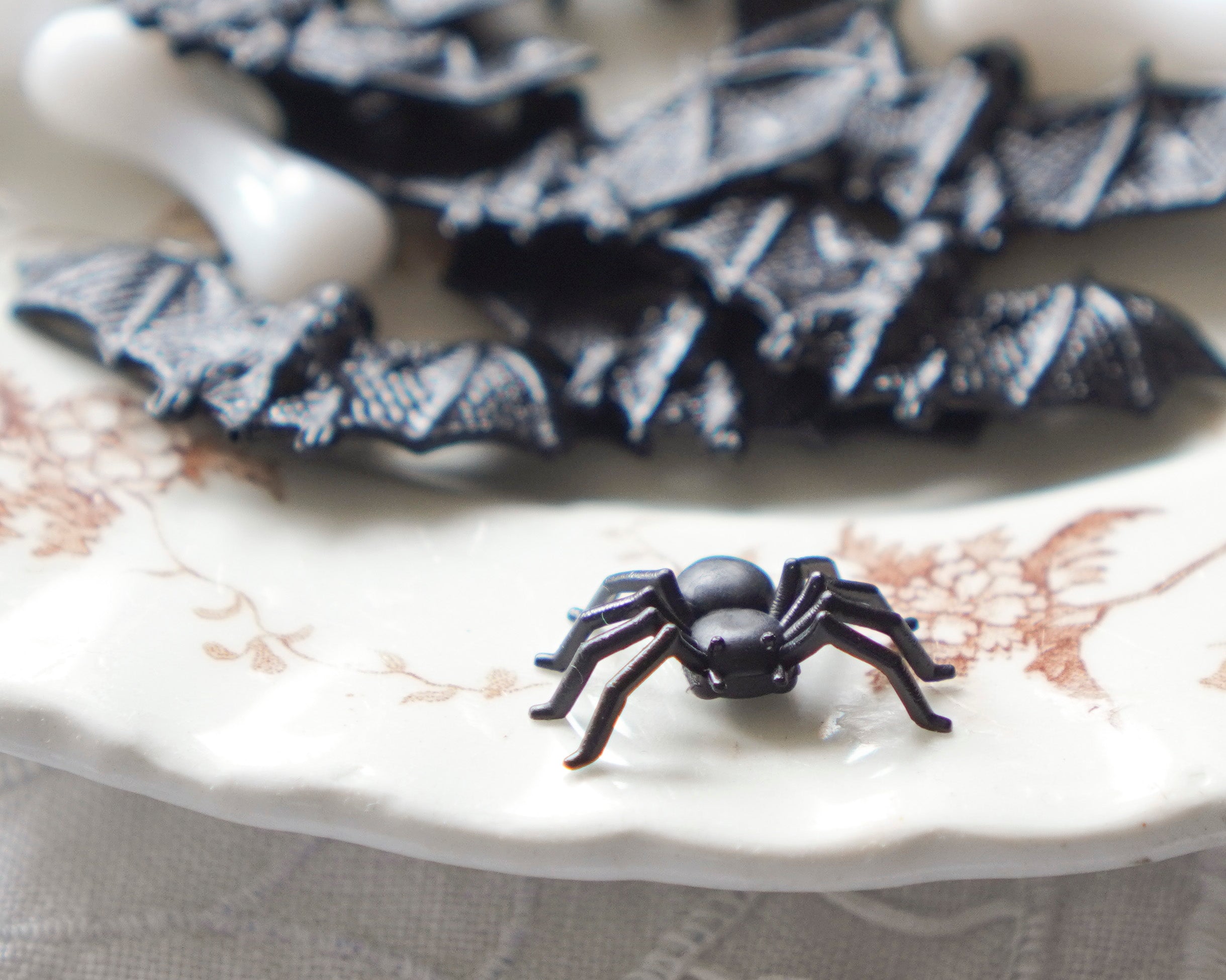 Halloween Minis - Haunted House Mix: Spiders, Bones, & Bats, 24 Pcs.