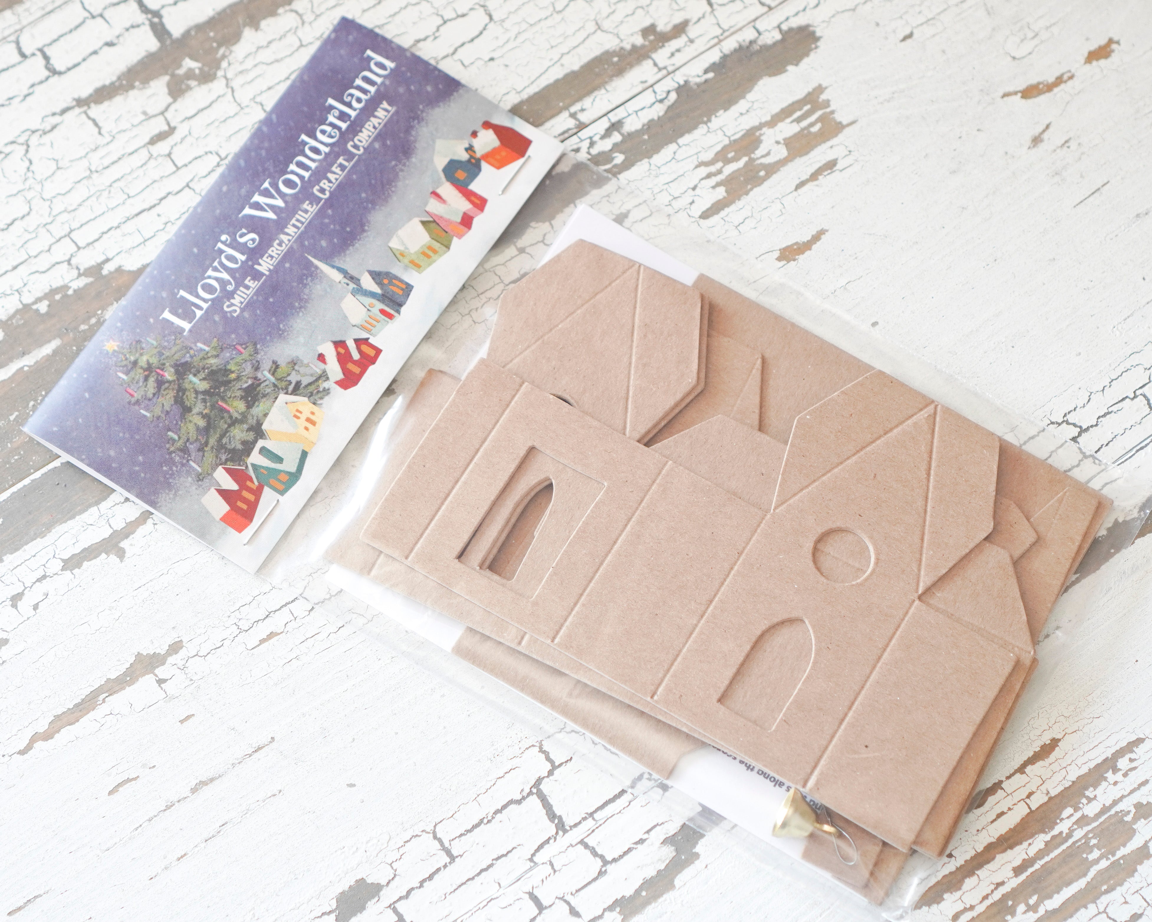 Village Church Kit - DIY Flat Pack Chipboard Christmas Church
