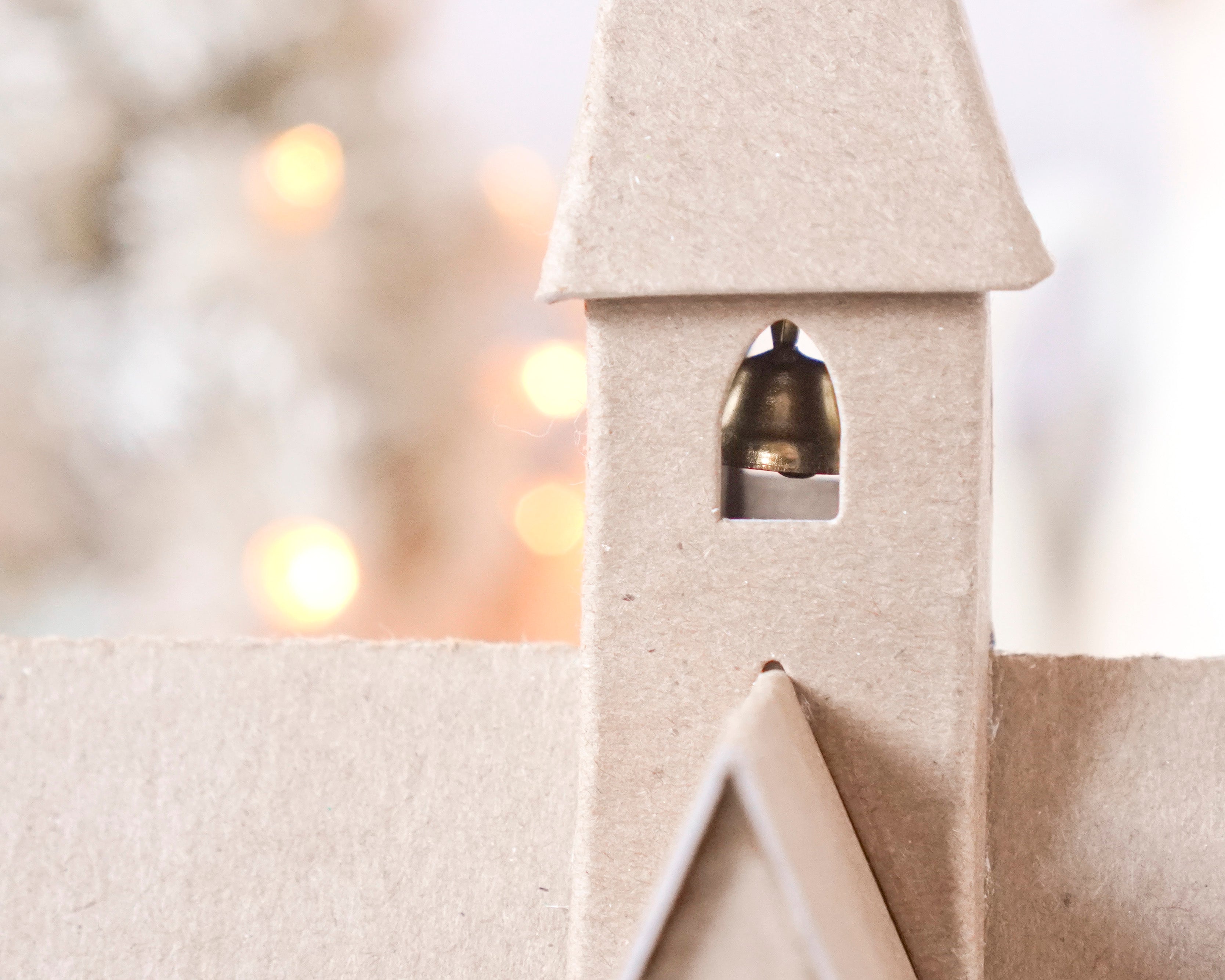 Village Church Kit - DIY Flat Pack Chipboard Christmas Church