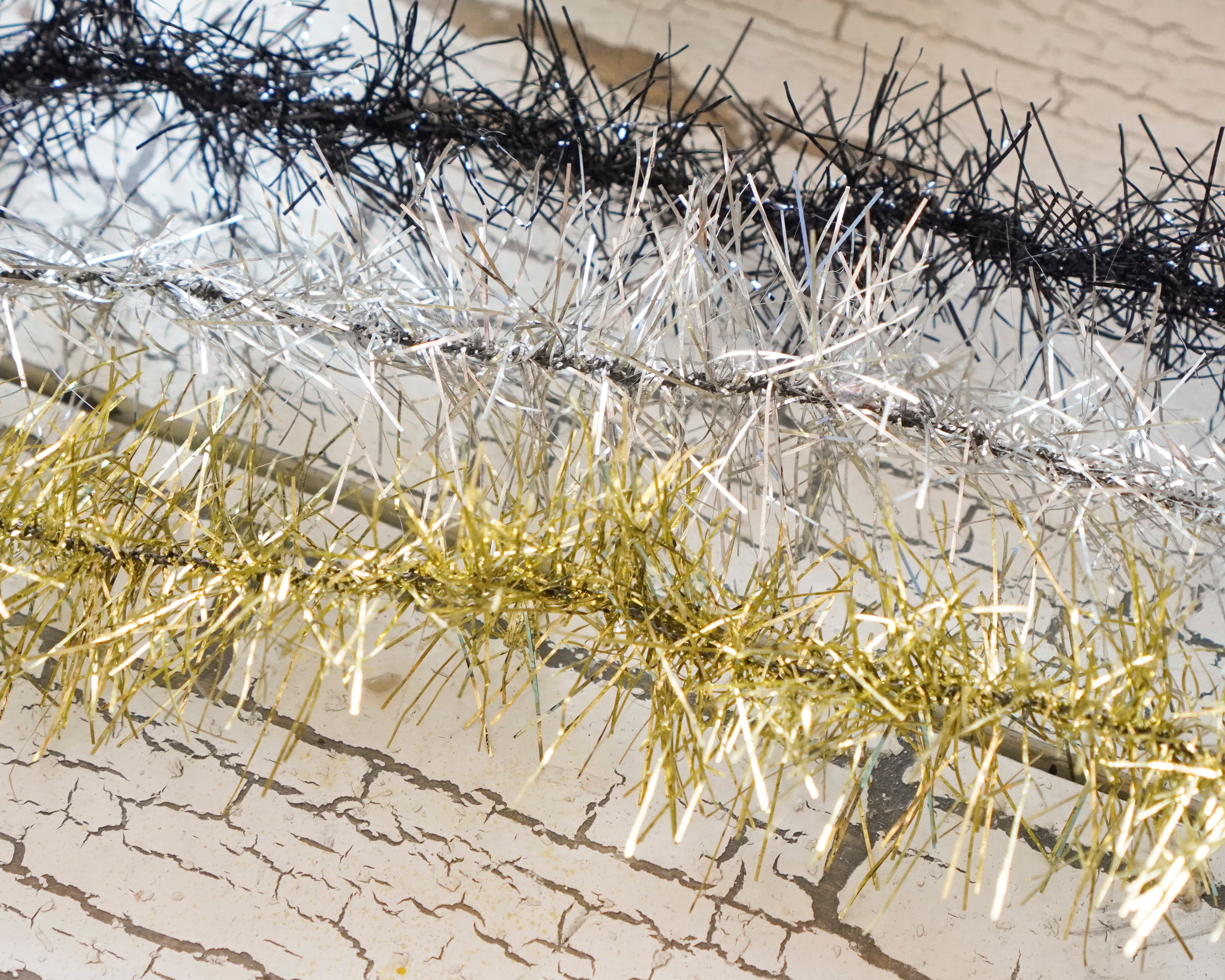 Tinsel Remnants, Multi Color Pack, 5 Lengths