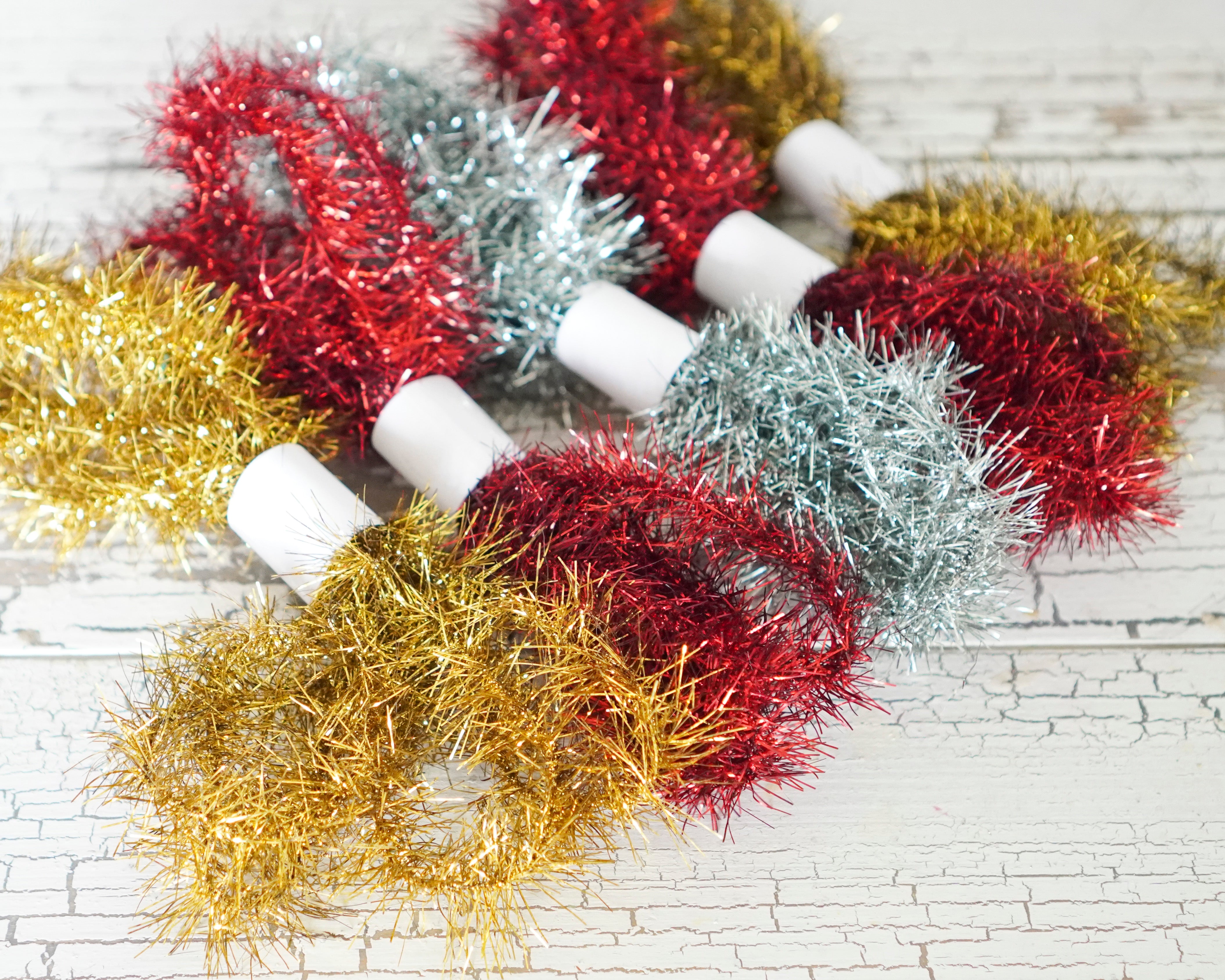 Tinsel Remnants, Multi Color Pack, 5 Lengths