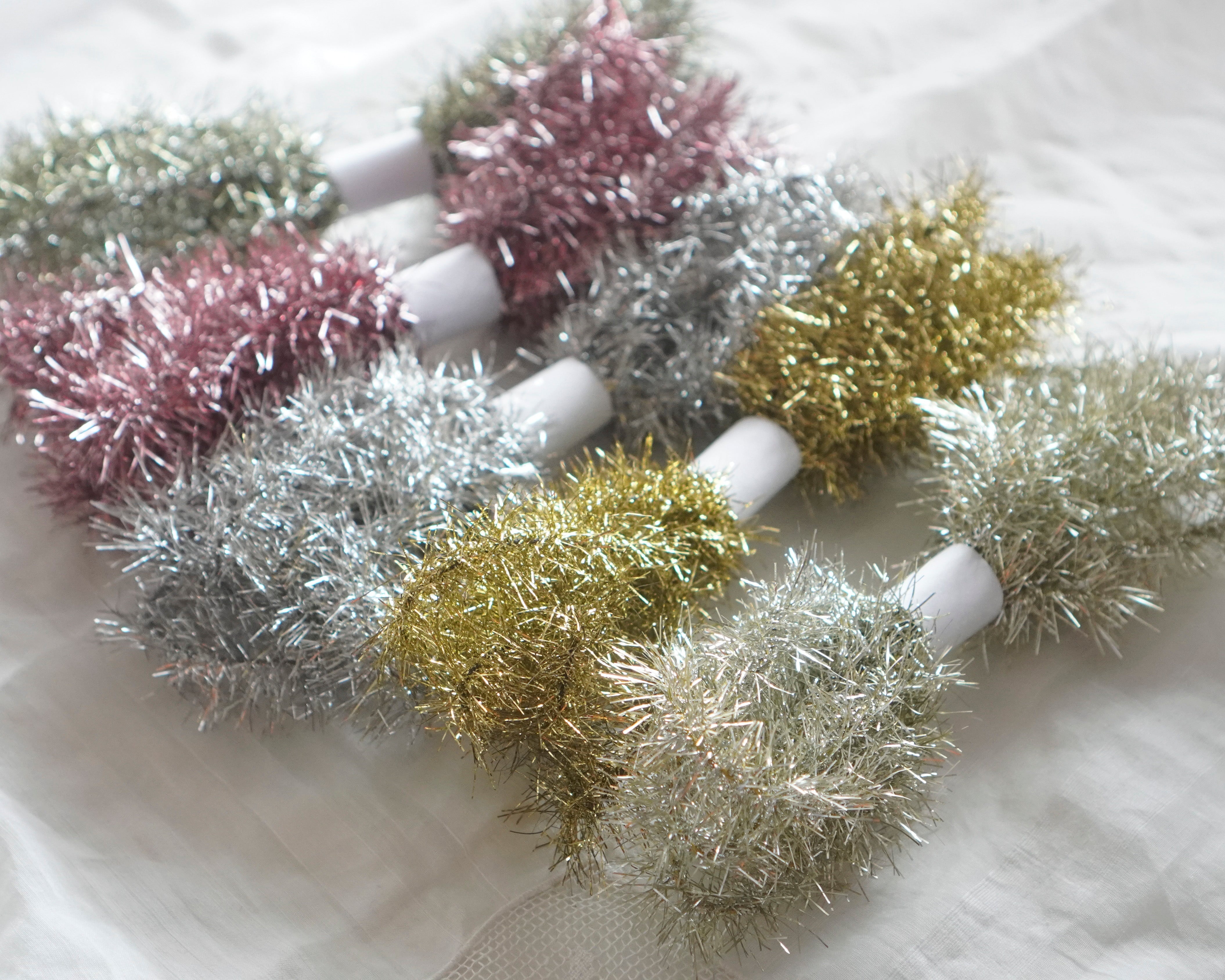 Tinsel Remnants, Multi Color Pack, 5 Lengths