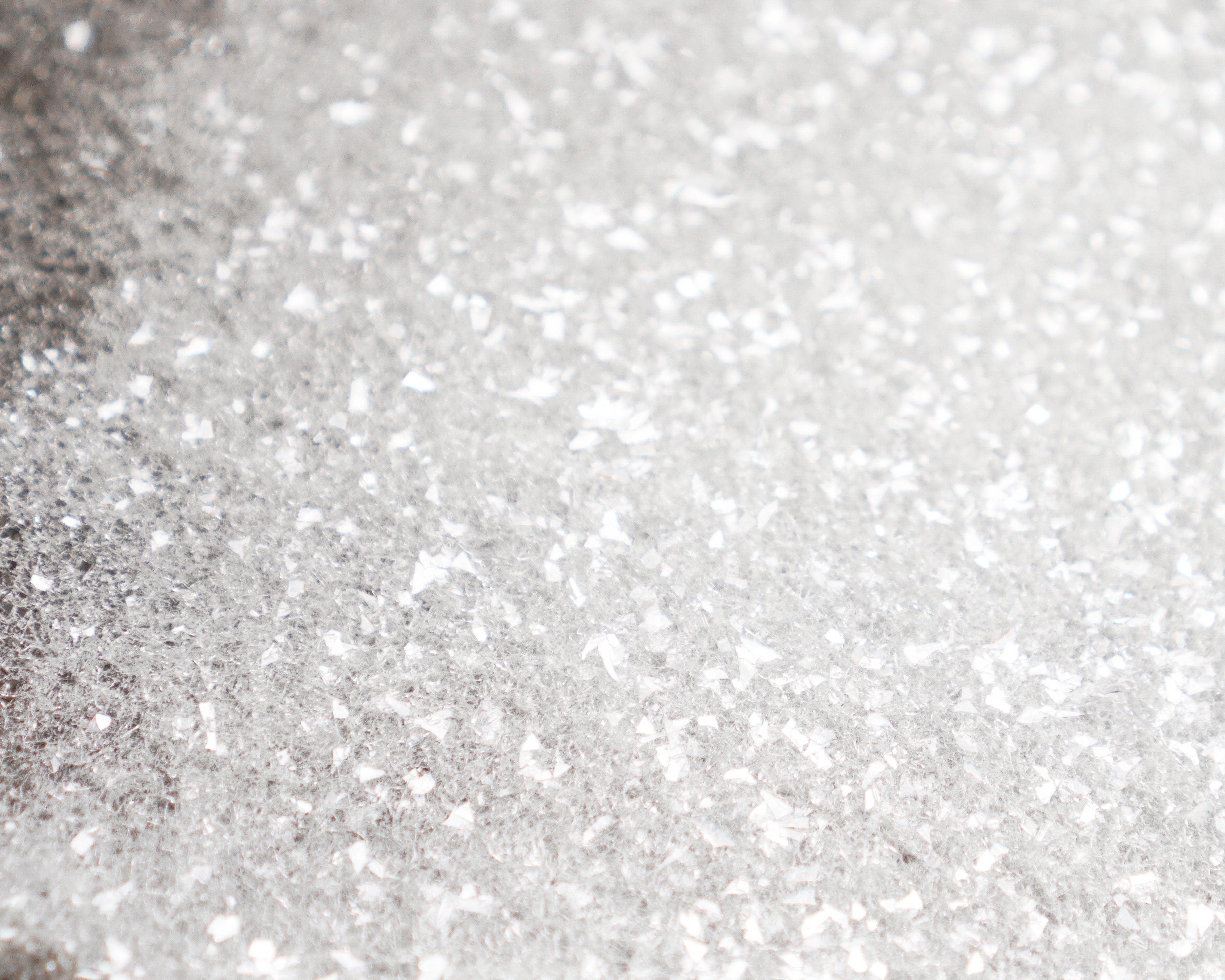 Clear German Glass Glitter, Mixed Grain