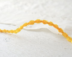 Caterpillar Bump Chenille - Vintage Harvest Gold Crushed Velvet Wired Trim, 3 Yds.