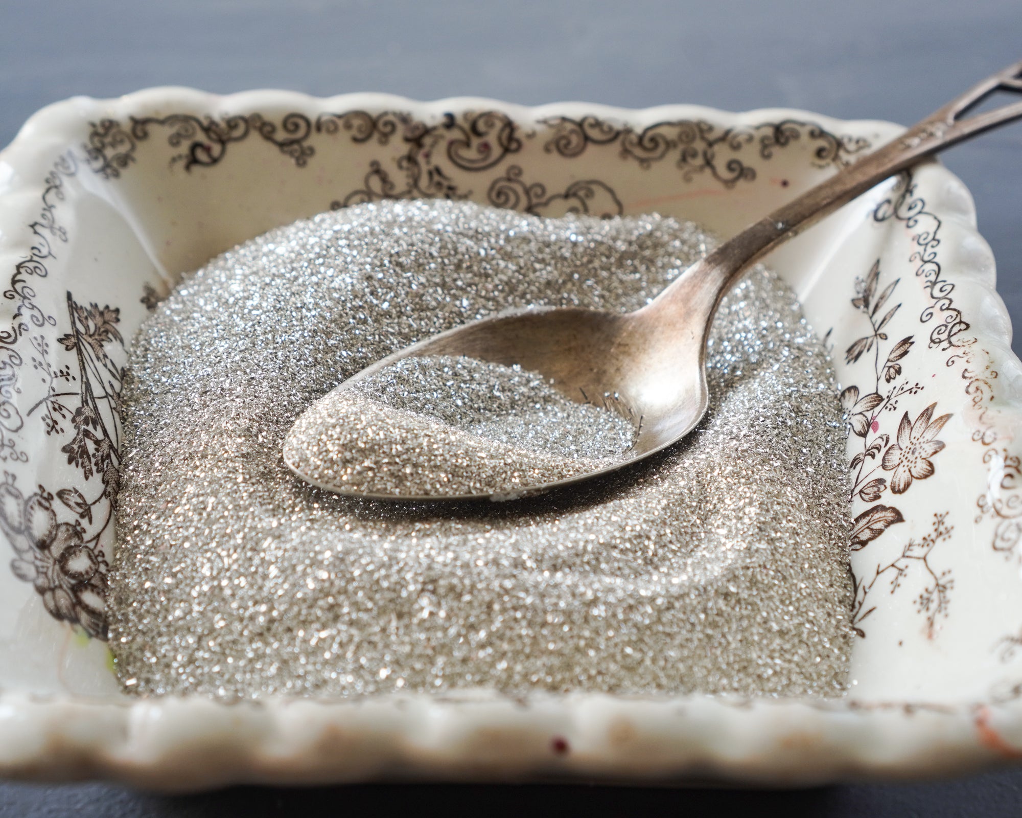 Fine Grain Glass Glitter - Silver