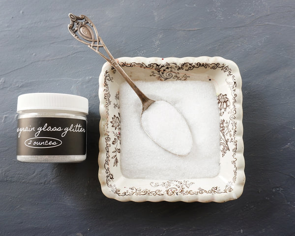 Fine Grain Glass Glitter - Clear