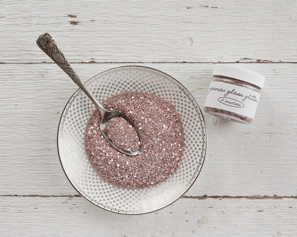 German Glass Glitter, Pale Pink