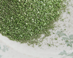 green glass glitter